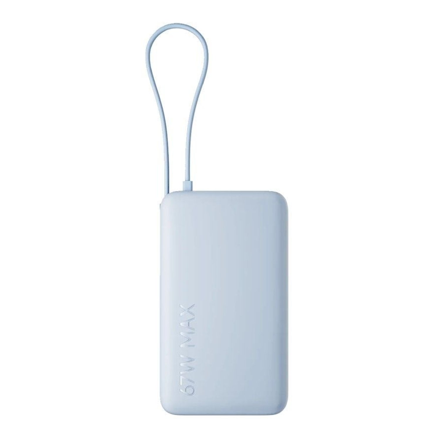 Xiaomi Power Bank 10000mAh · 67W · Cable USB-C Integrado · Azul
