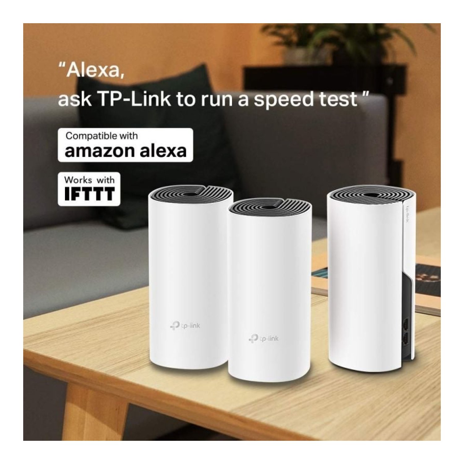 TP-Link Deco M4 · Sistema Mesh WiFi · 1200 Mbps · Pack 3 unidades · Doble banda 2.4GHz/5GHz