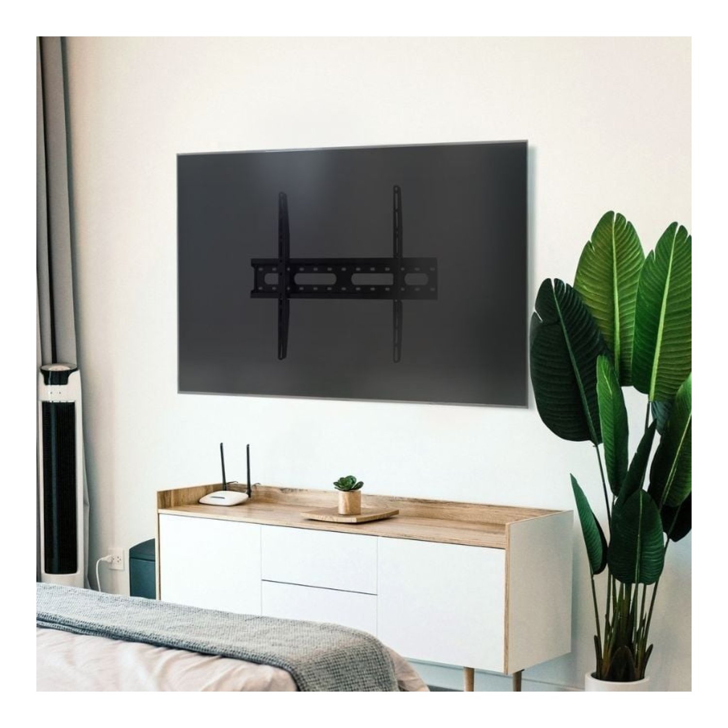 TooQ LP1082F-B · Soporte Pared Inclinable · 37-80" · Hasta 45kg