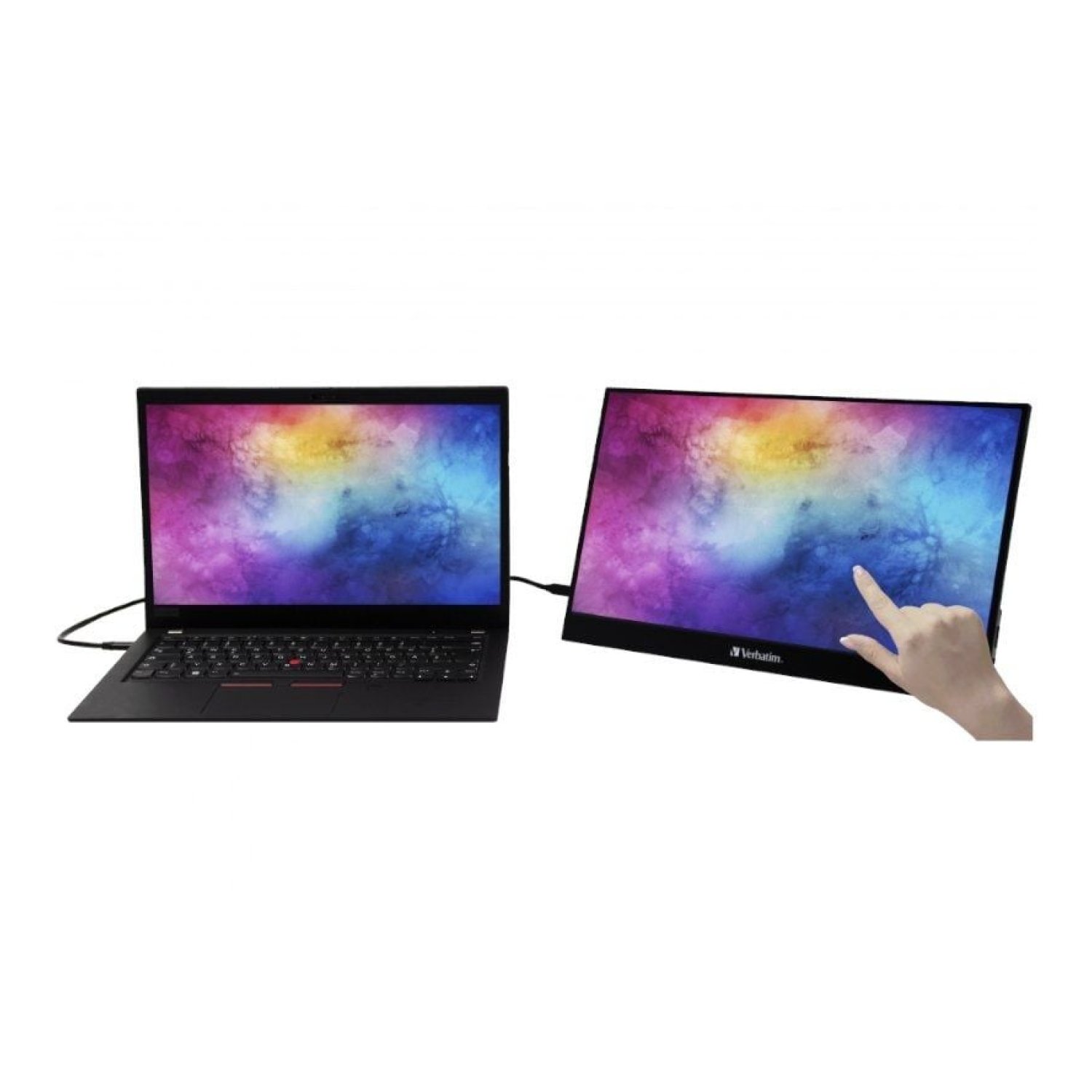 Verbatim PMT-14 · Monitor Portátil Táctil · 14" Full HD · Multimedia · Negro