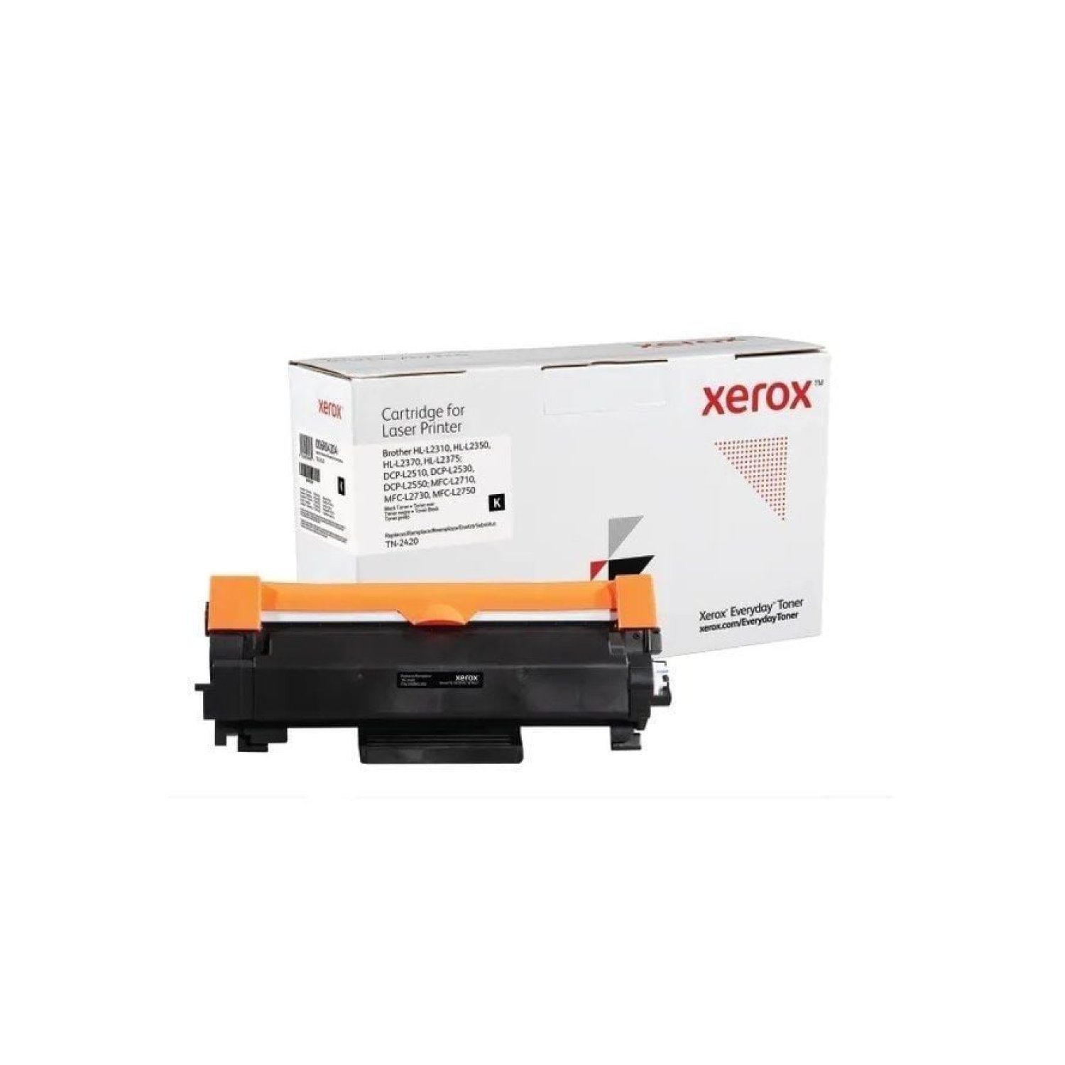 Xerox · Tóner Compatible Brother TN-2420 · 3000 páginas · Negro