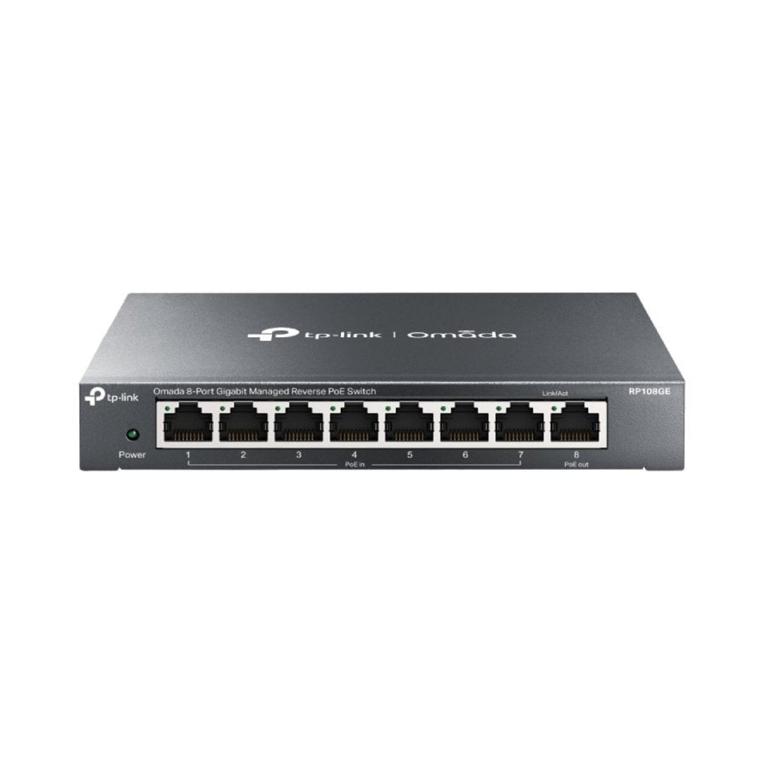TP-Link TL-RP108GE · Switch 8 Puertos Gigabit · PoE · RJ-45 10/100/1000