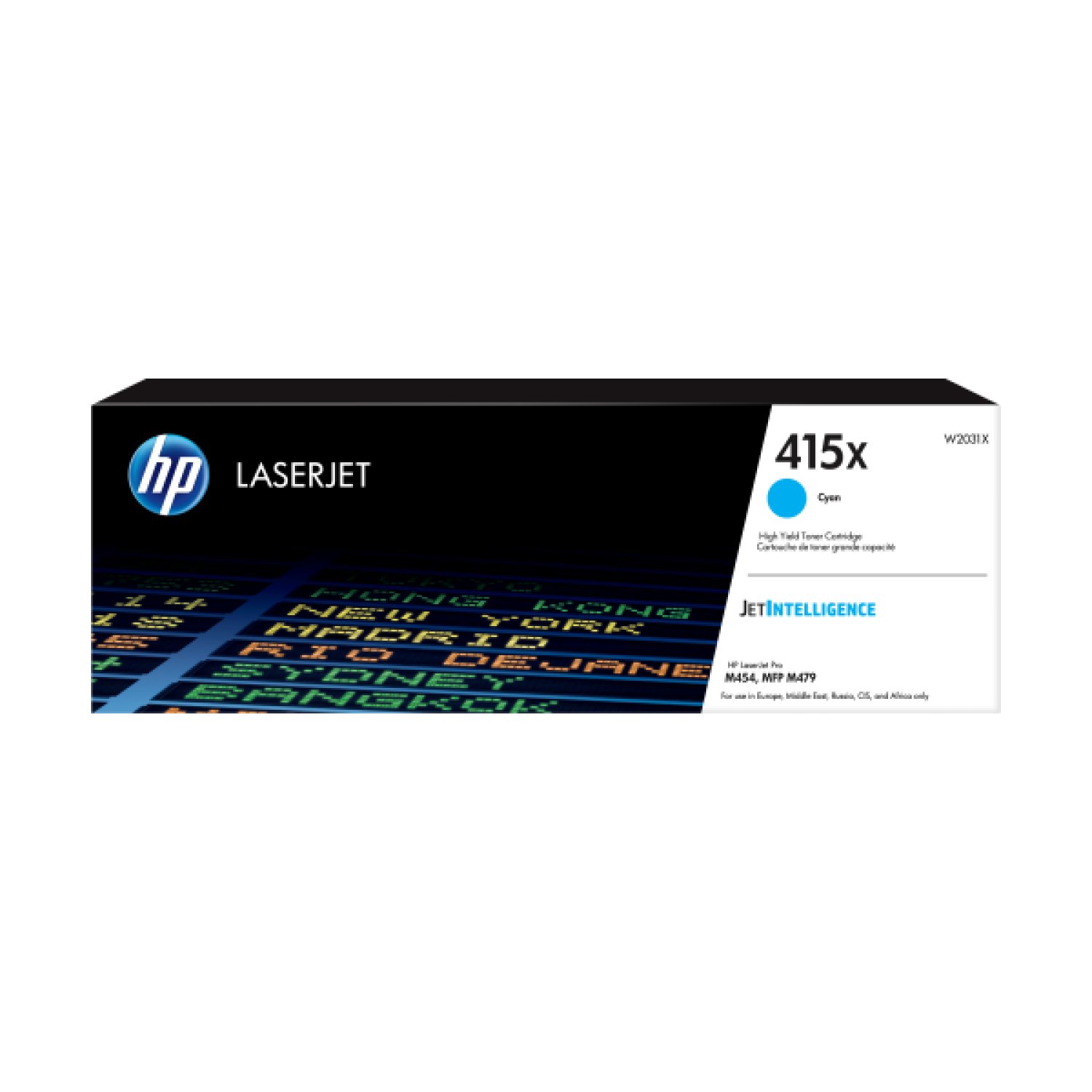 HP Tóner 415X XL · Alta Capacidad · Cian