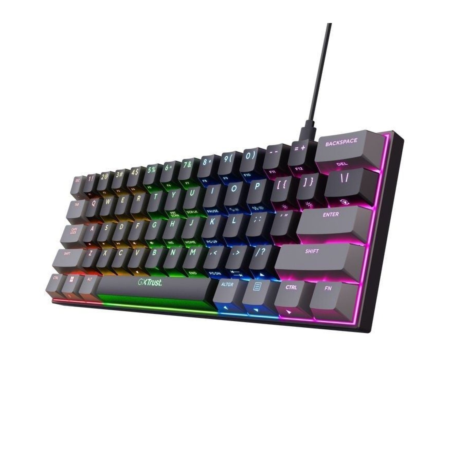 Trust Gaming GXT 867 Acira · Teclado Mecánico Gaming · RGB · Teclas Mecánicas
