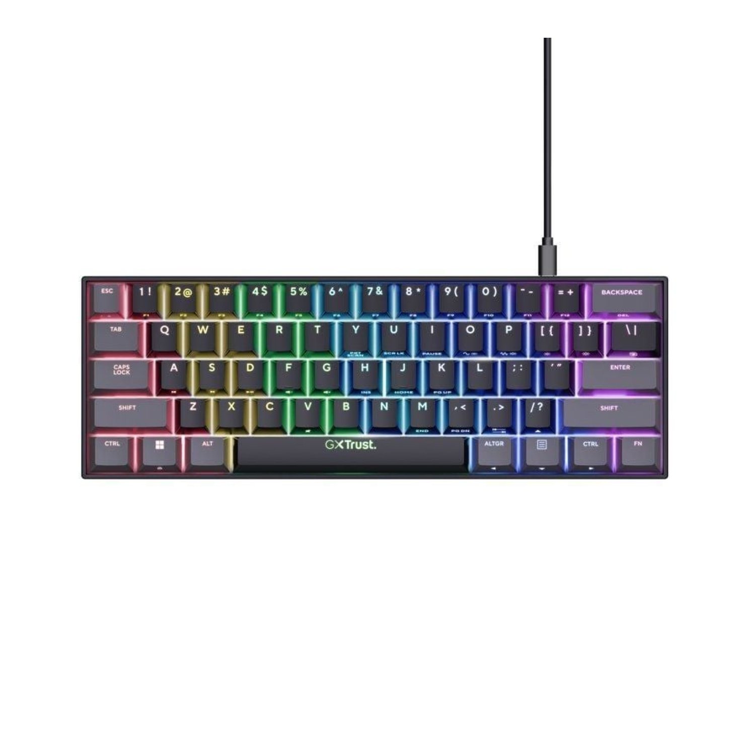 Trust Gaming GXT 867 Acira · Teclado Mecánico Gaming · RGB · Teclas Mecánicas