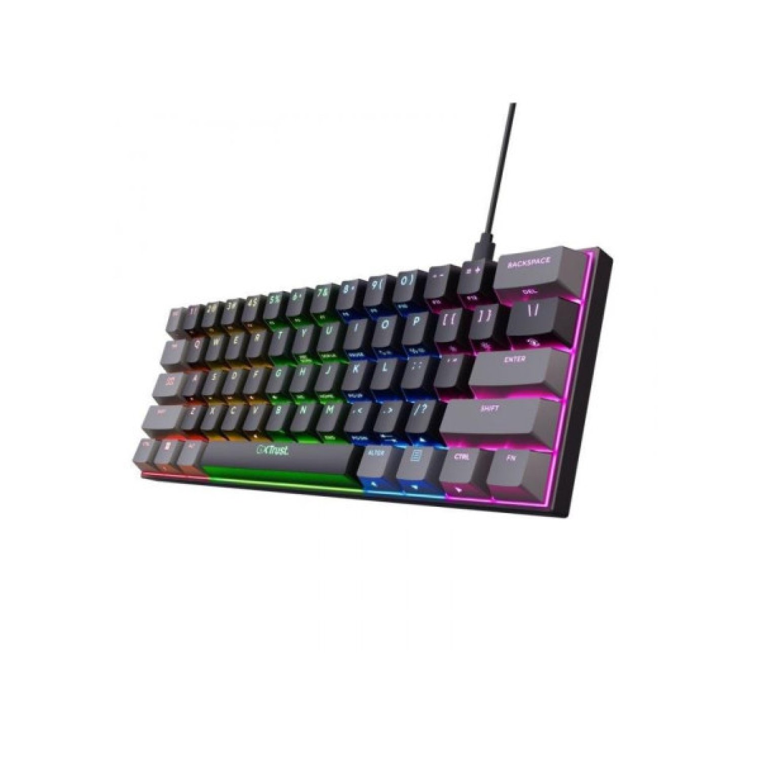 Trust Gaming GXT 867 Acira · Teclado Mecánico Gaming · RGB · Teclas Mecánicas