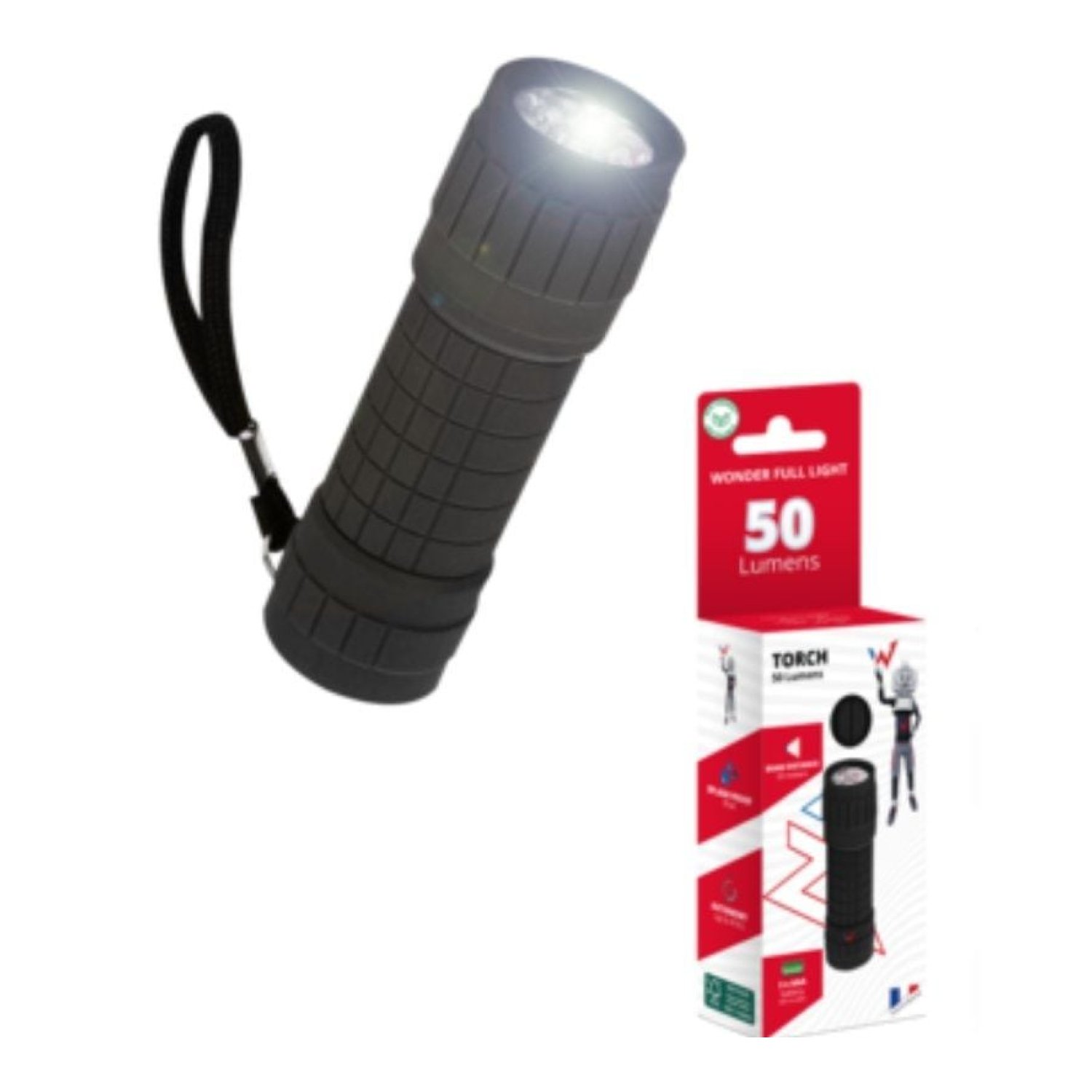 Wonder WT501S · Linterna LED · 50 Lúmenes · 3 Pilas AAA