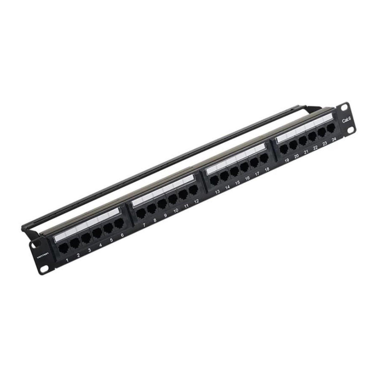 Vention Patch Panel · 24 Puertos Cat.6 · Gestión de Red