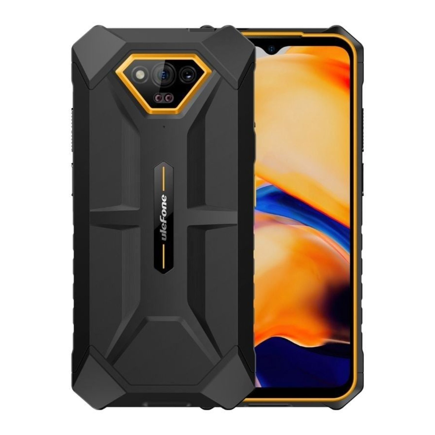 Ulefone Armor X13 · Smartphone Rugerizado · 6,52" · 6GB RAM · 64GB · Negro/Naranja