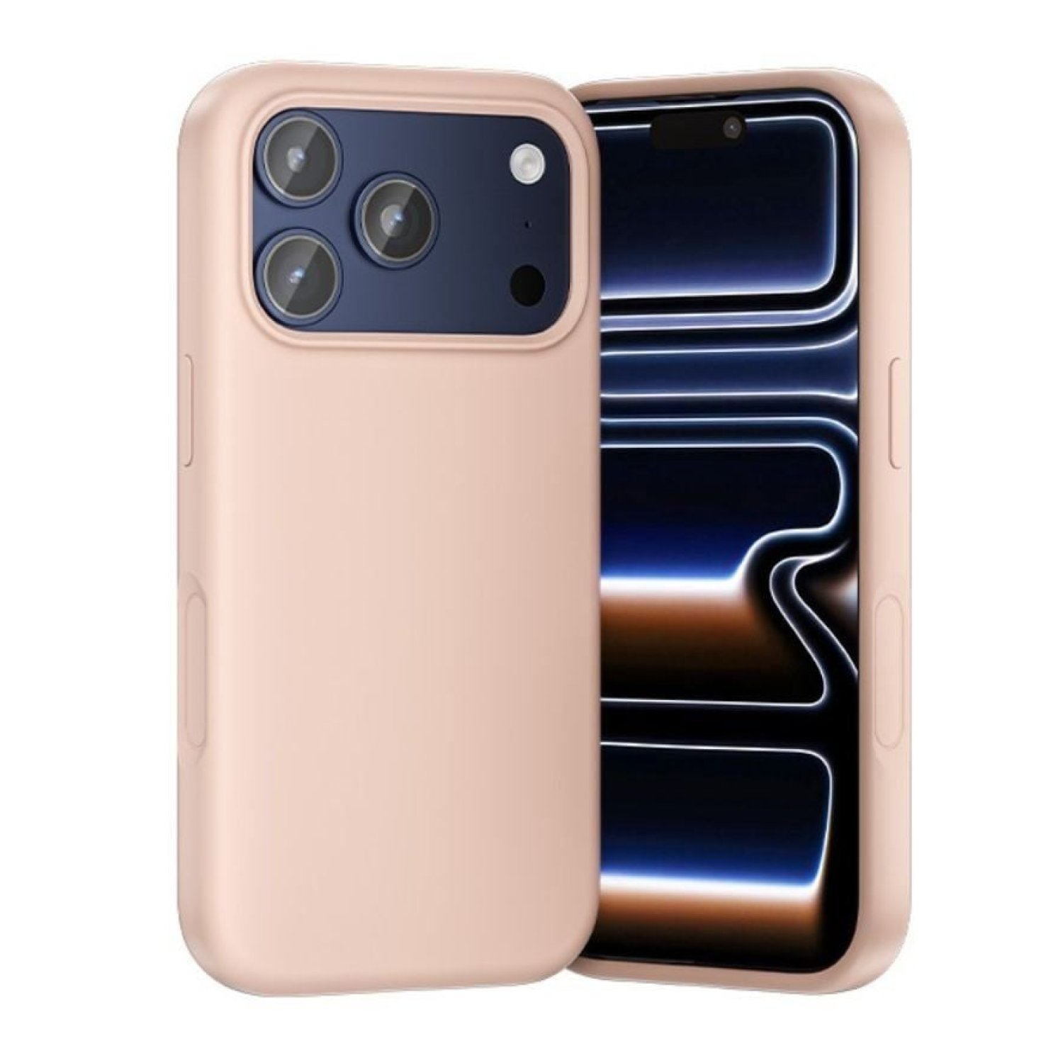 Vention Funda Silicona MagSafe · iPhone 17 Pro Max · Rosa