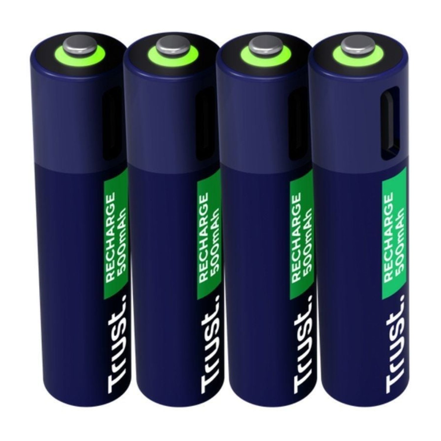 Trust · Pack 4 Pilas AAA · Recargables