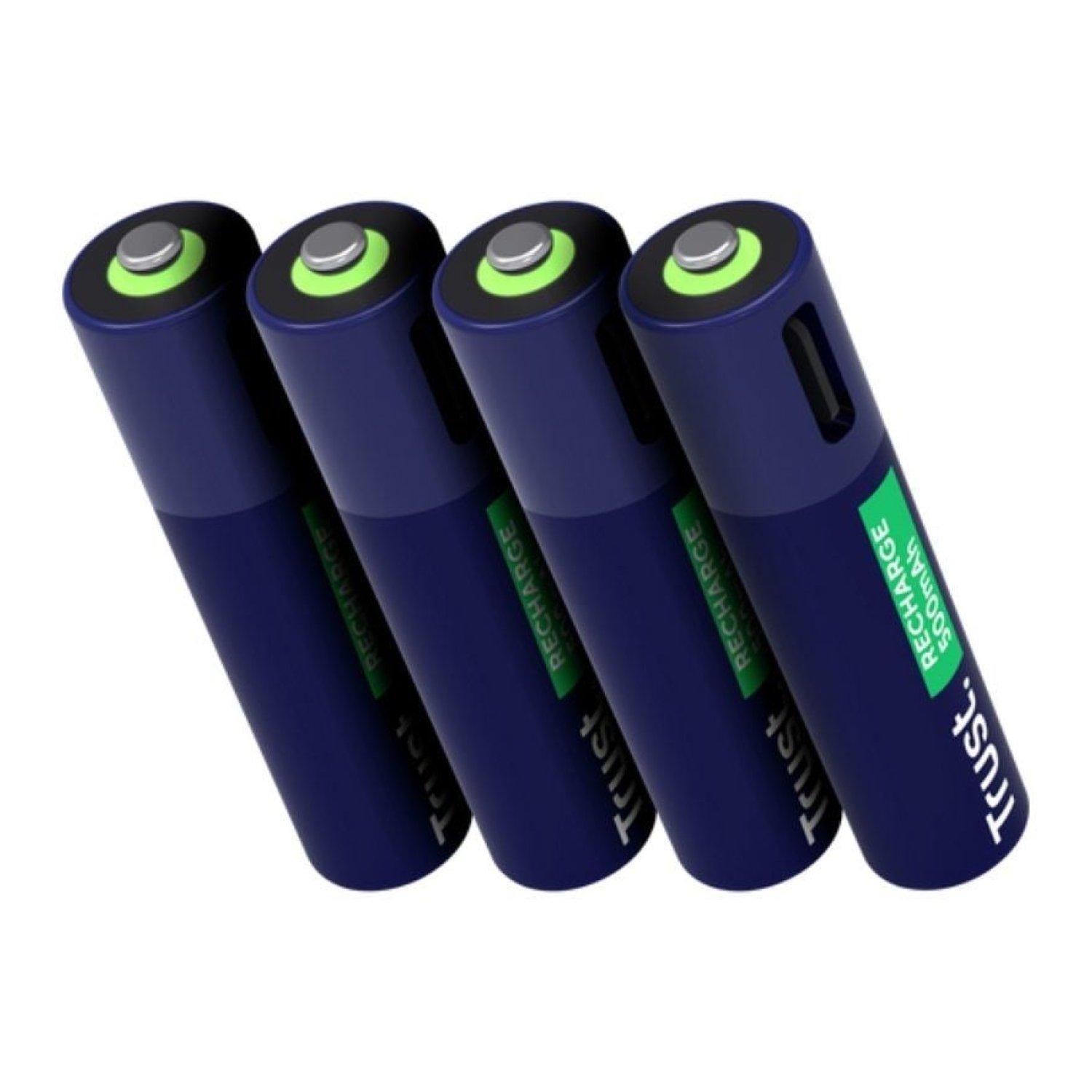 Trust · Pack 4 Pilas AAA · Recargables
