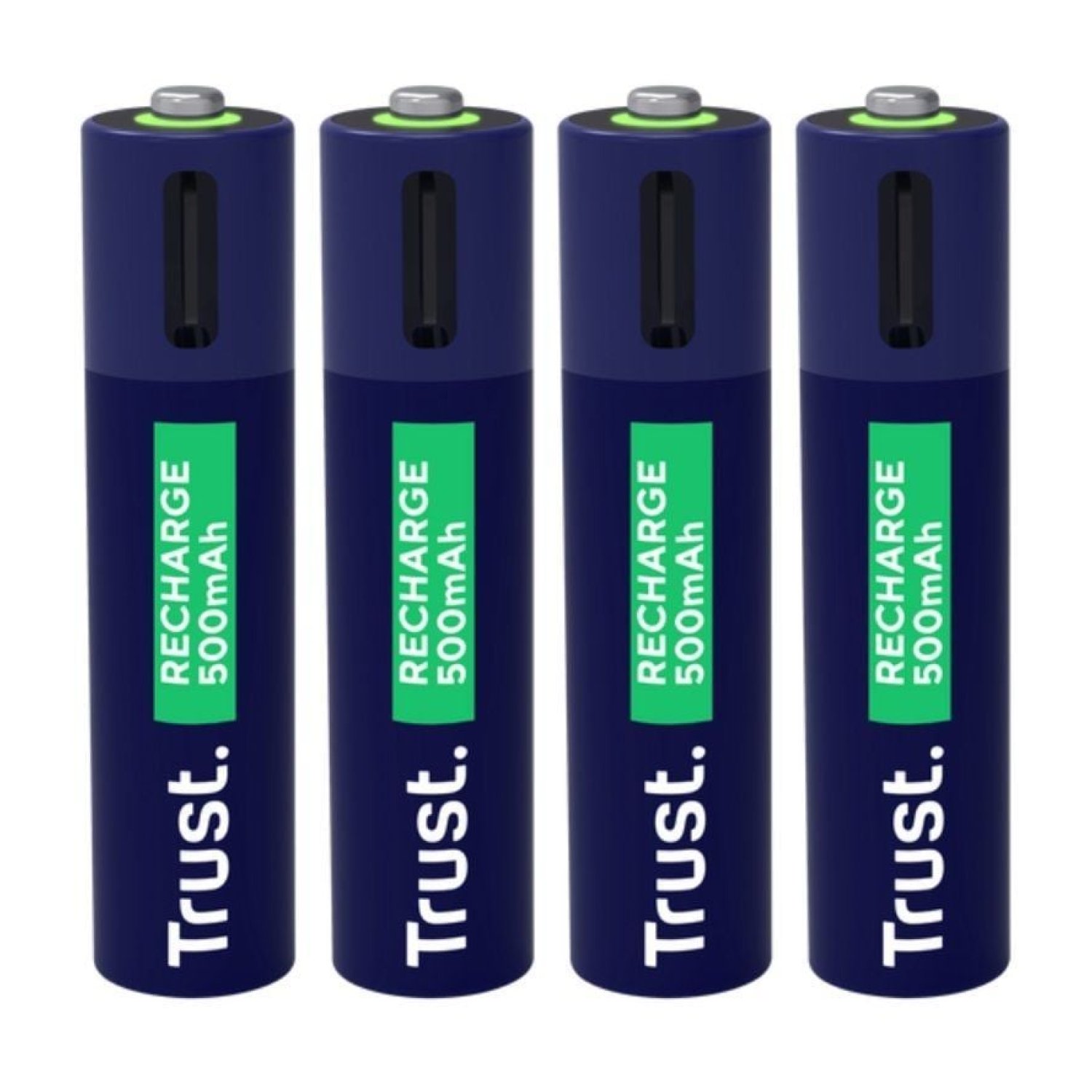 Trust · Pack 4 Pilas AAA · Recargables