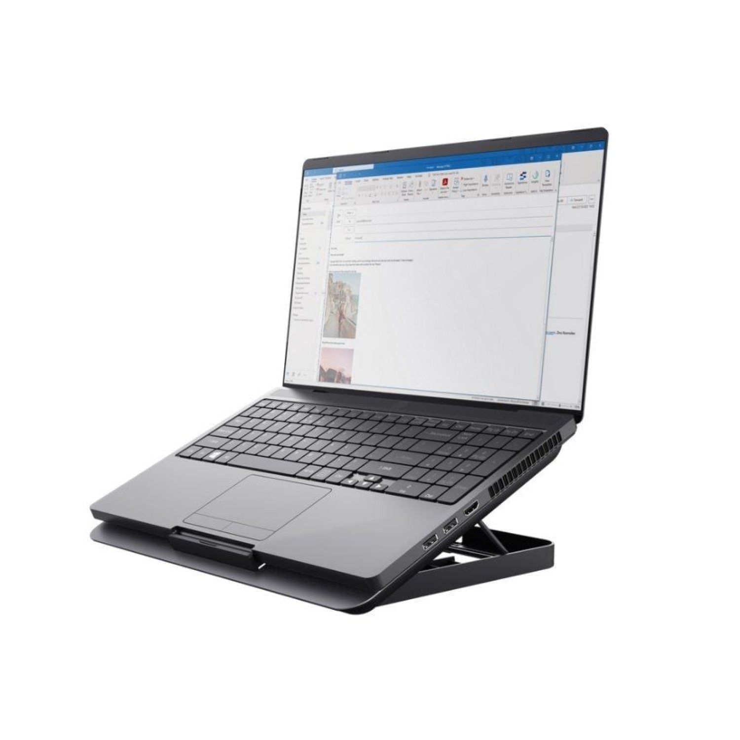 Trust Exto · Base Refrigerante · Portátiles hasta 16" · Sistema de Ventilación