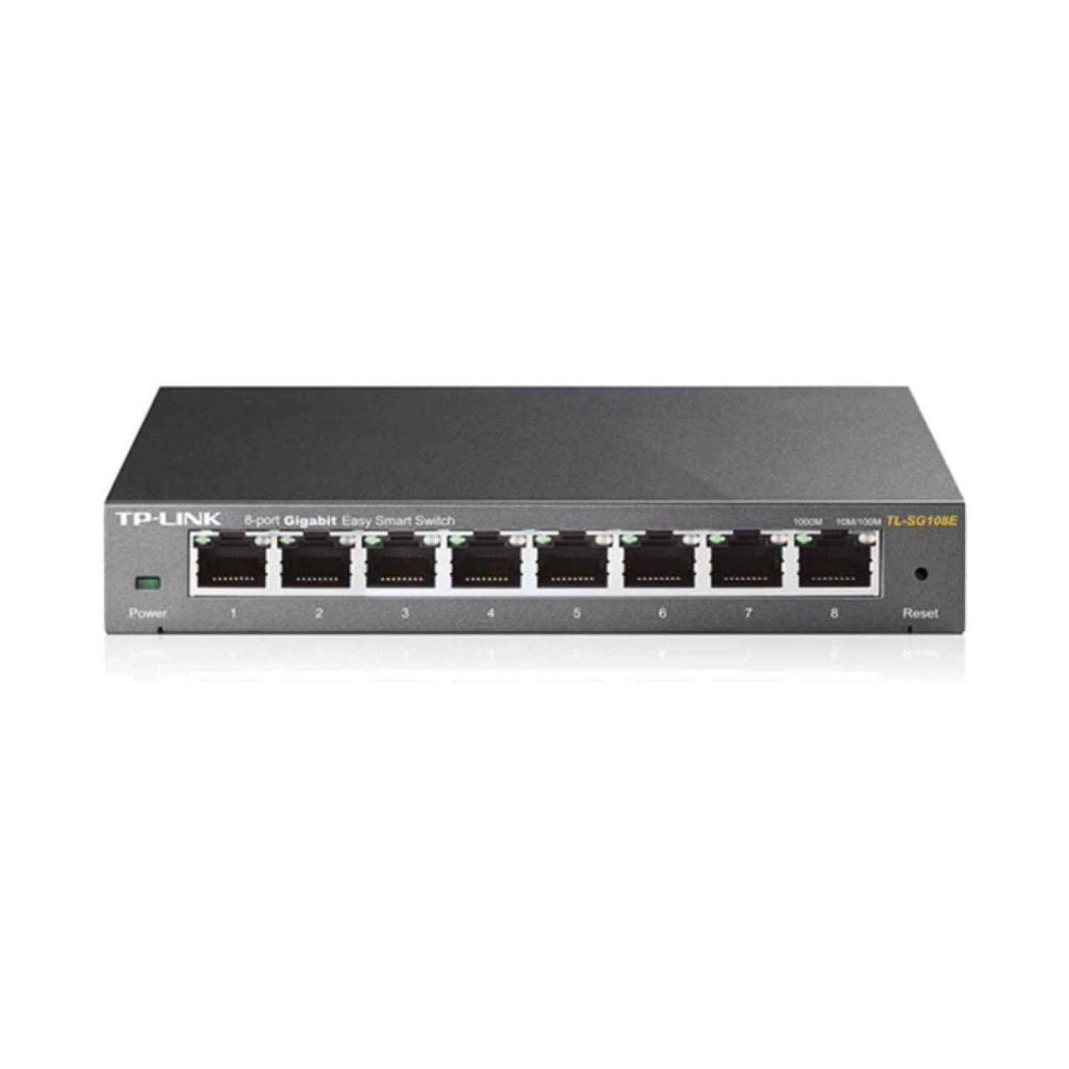 TP-Link Easy Smart TL-SG108E · 8 Puertos Gigabit · 10/100/1000 Mbps