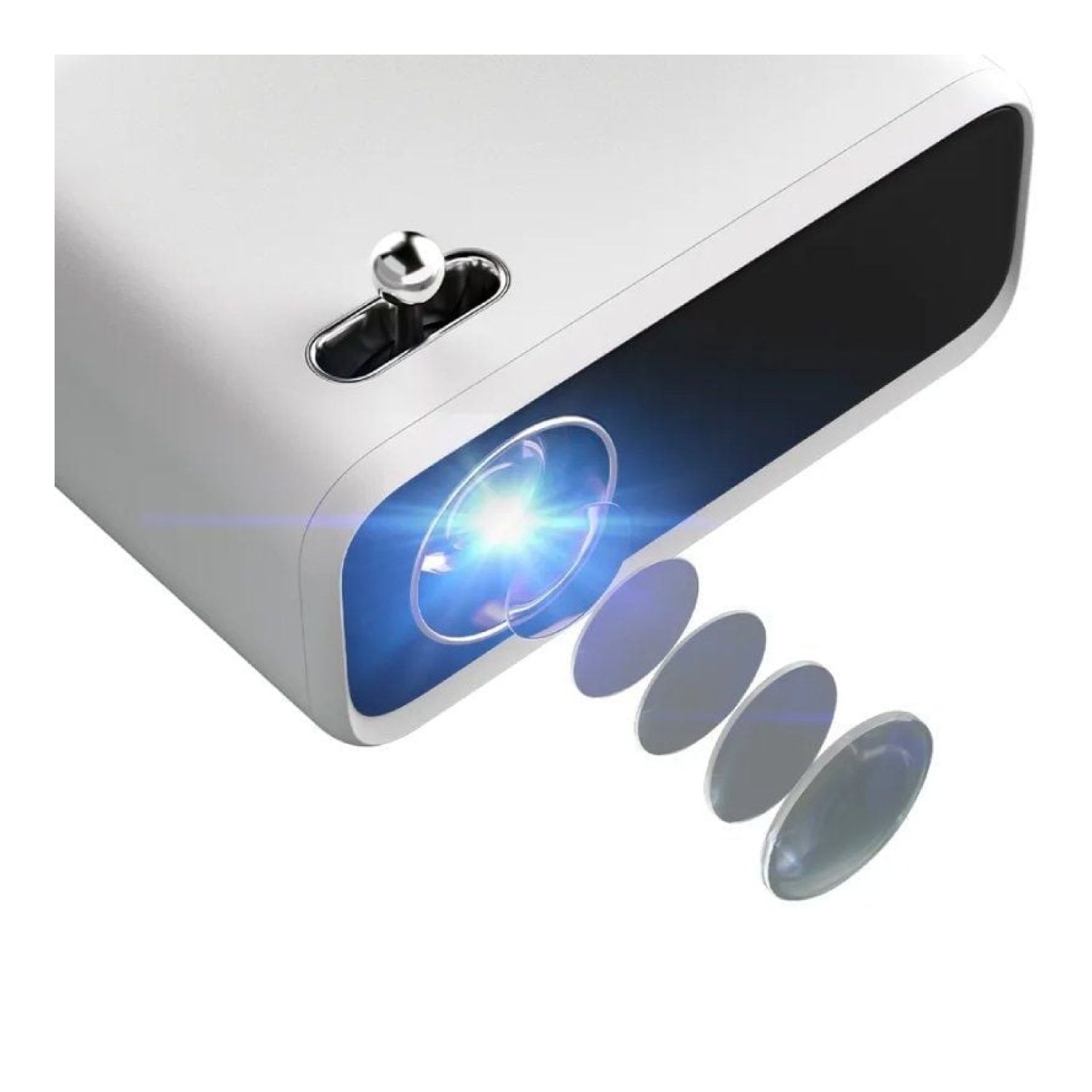 Wanbo Mini Pro · Proyector Portátil · 250 Lúmenes · HD · HDMI · Blanco