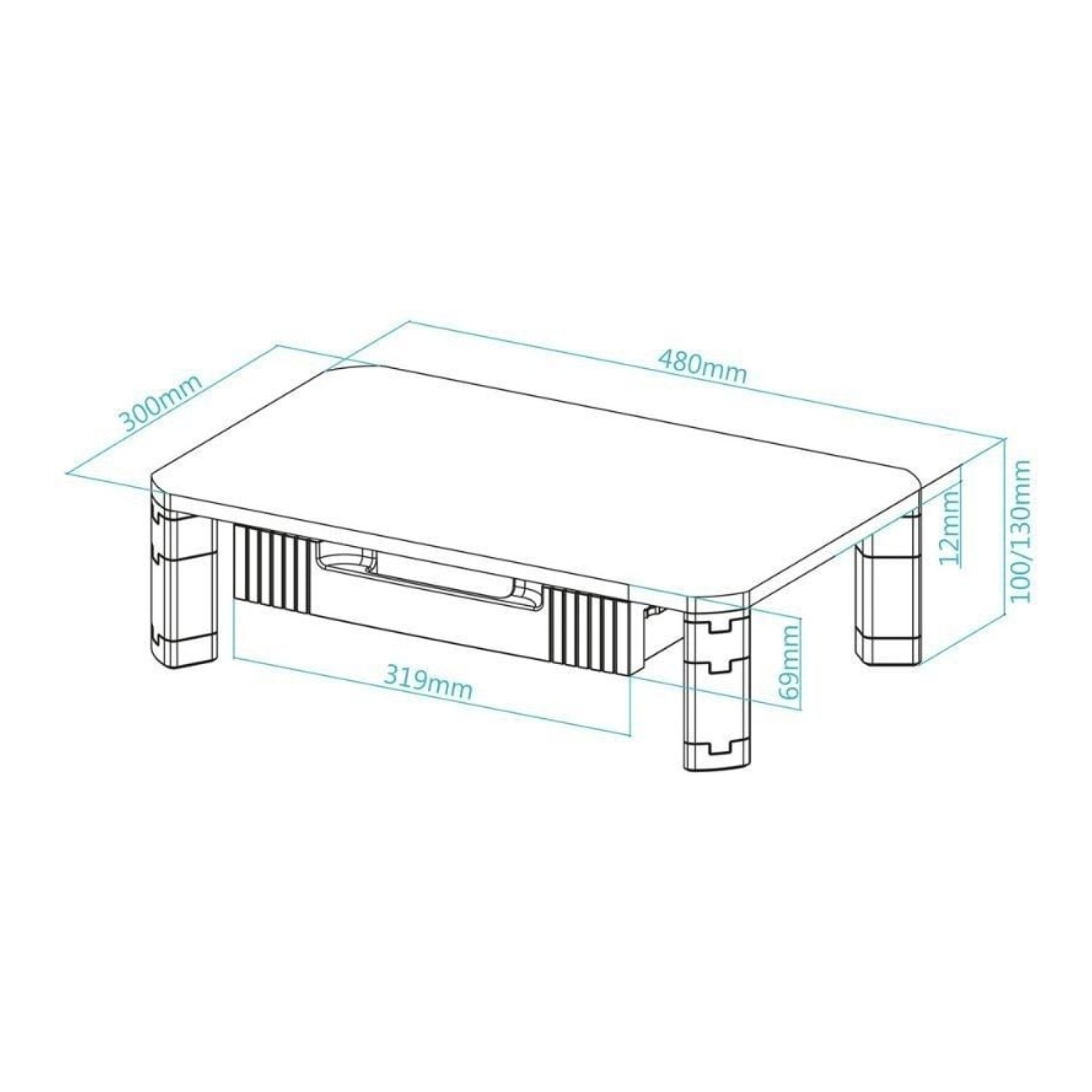 Soporte para Monitor TooQ TQMMPD02/ hasta 20kg