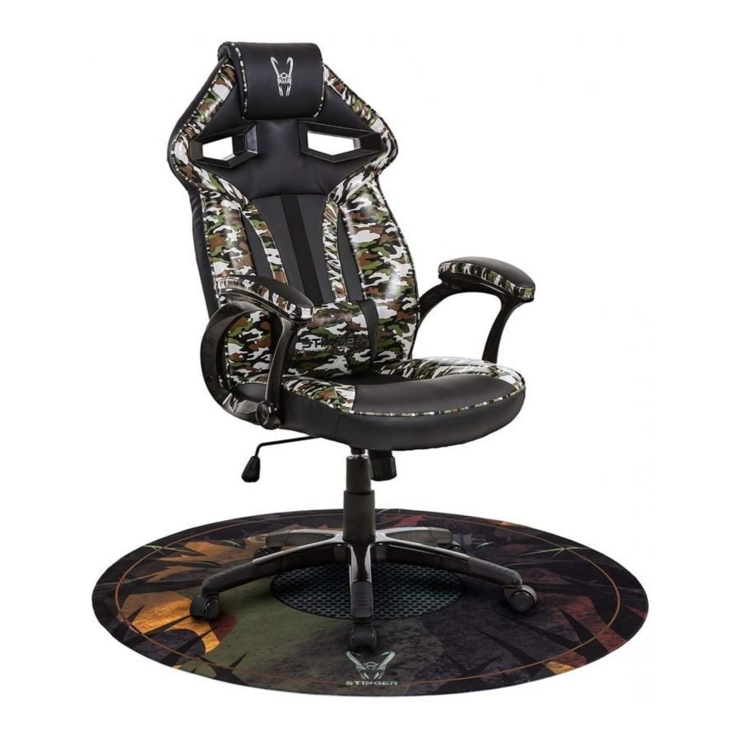 Woxter Stinger Floorpad · Alfombra Gaming · Camuflaje