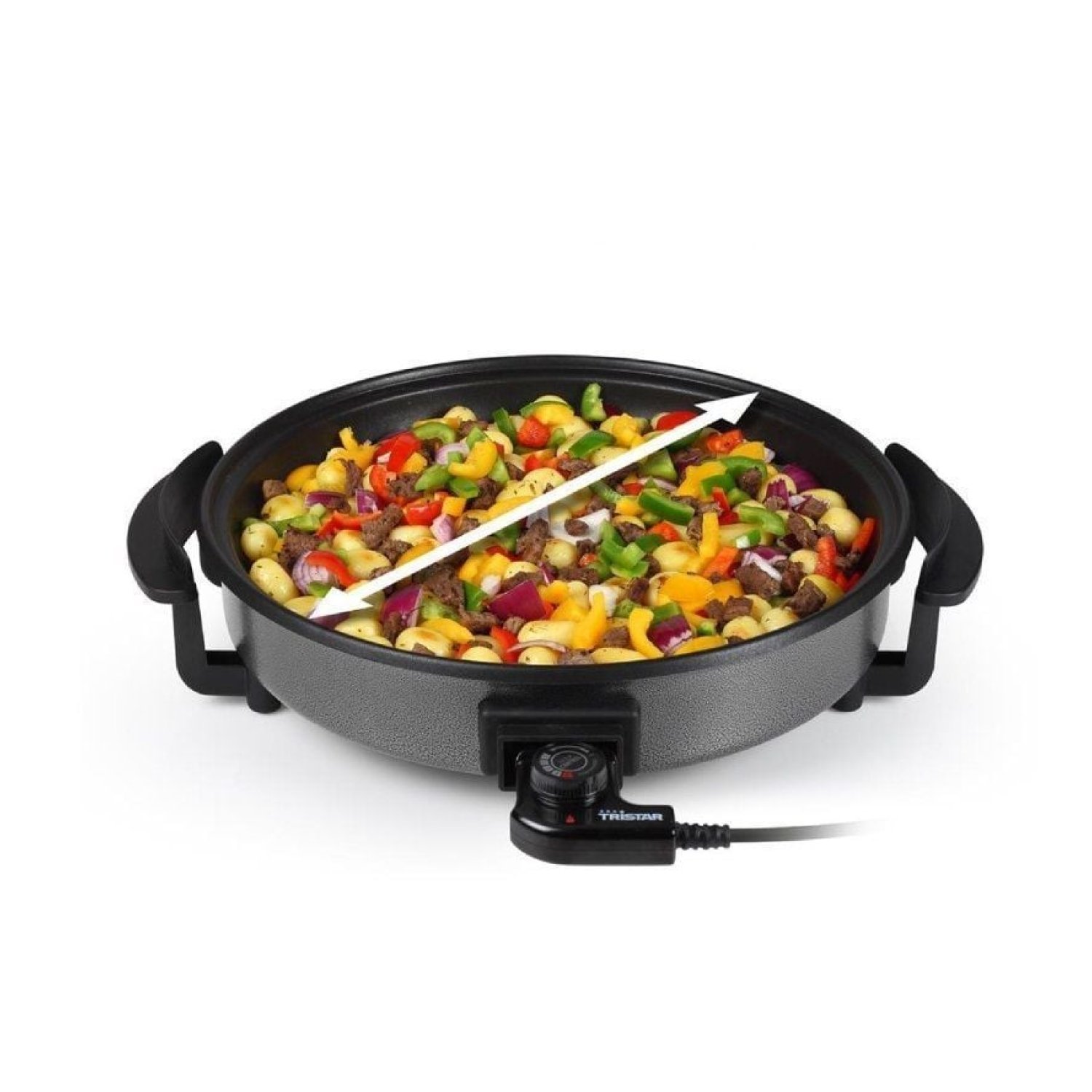 Tristar Paellera Eléctrica PZ-2964 · Ø40cm · 1500W · Multifunción
