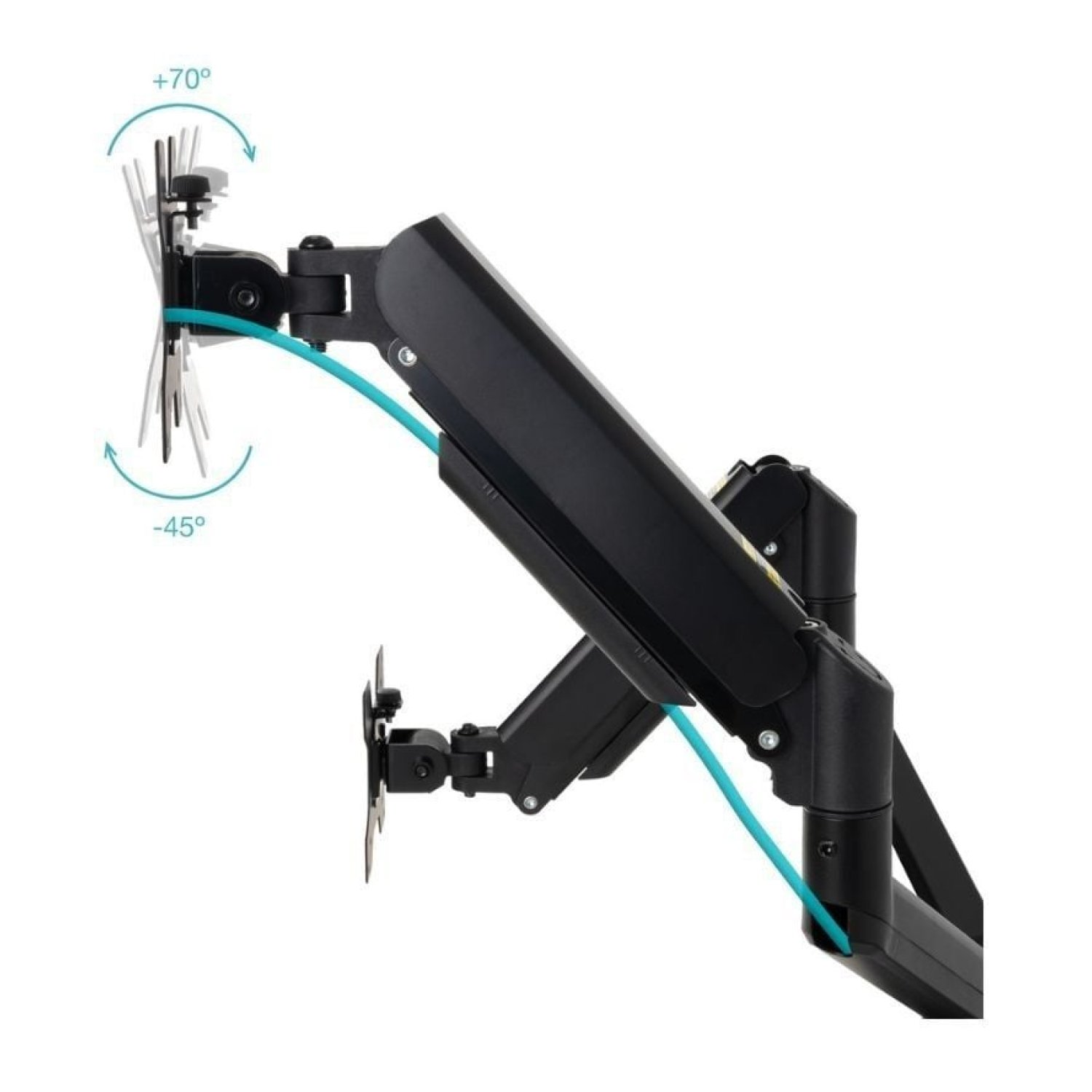 TooQ LP1434TNR · Soporte Dual Monitores · Giratorio e Inclinable · hasta 10kg