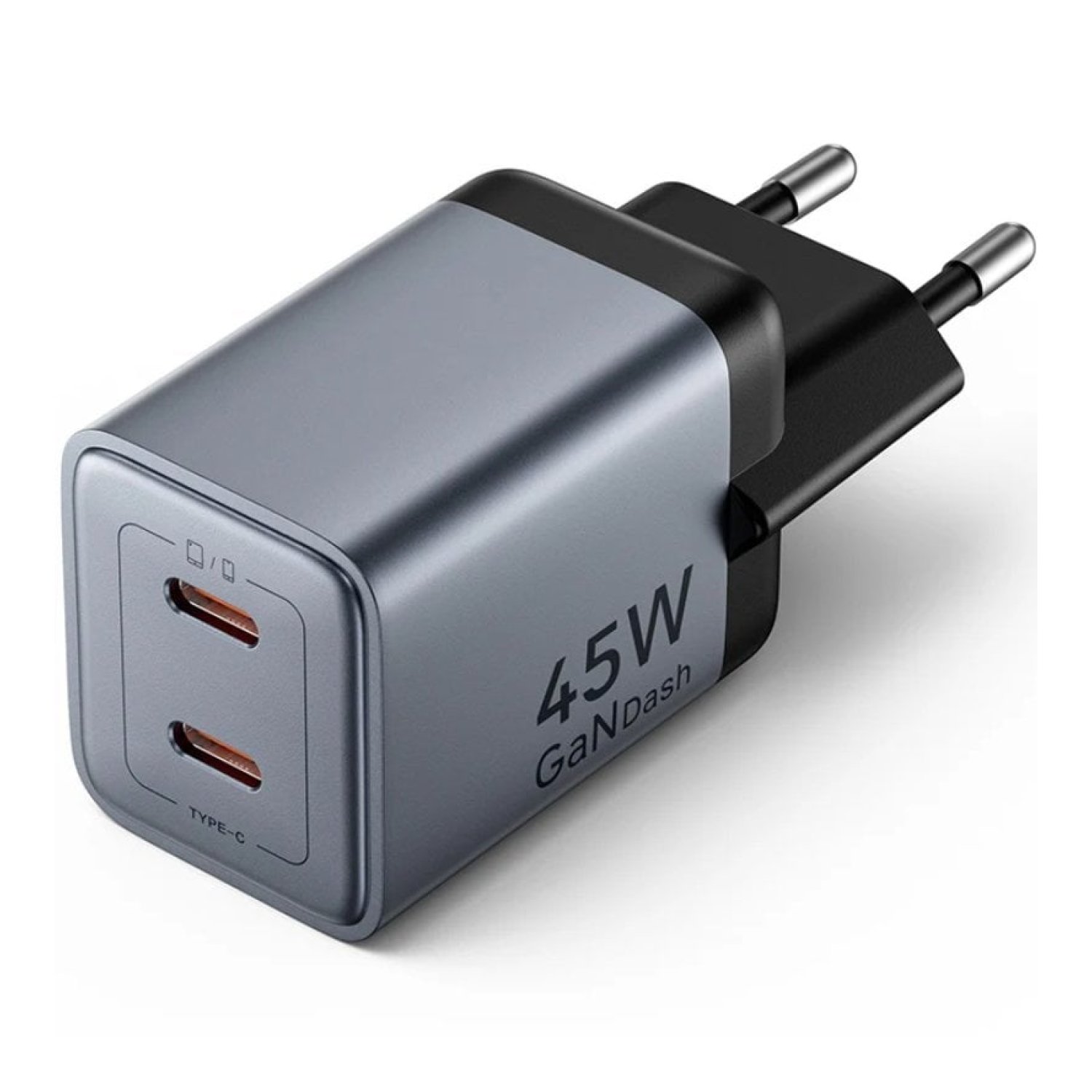 Vention Cargador GaN · 2x USB-C · 45W