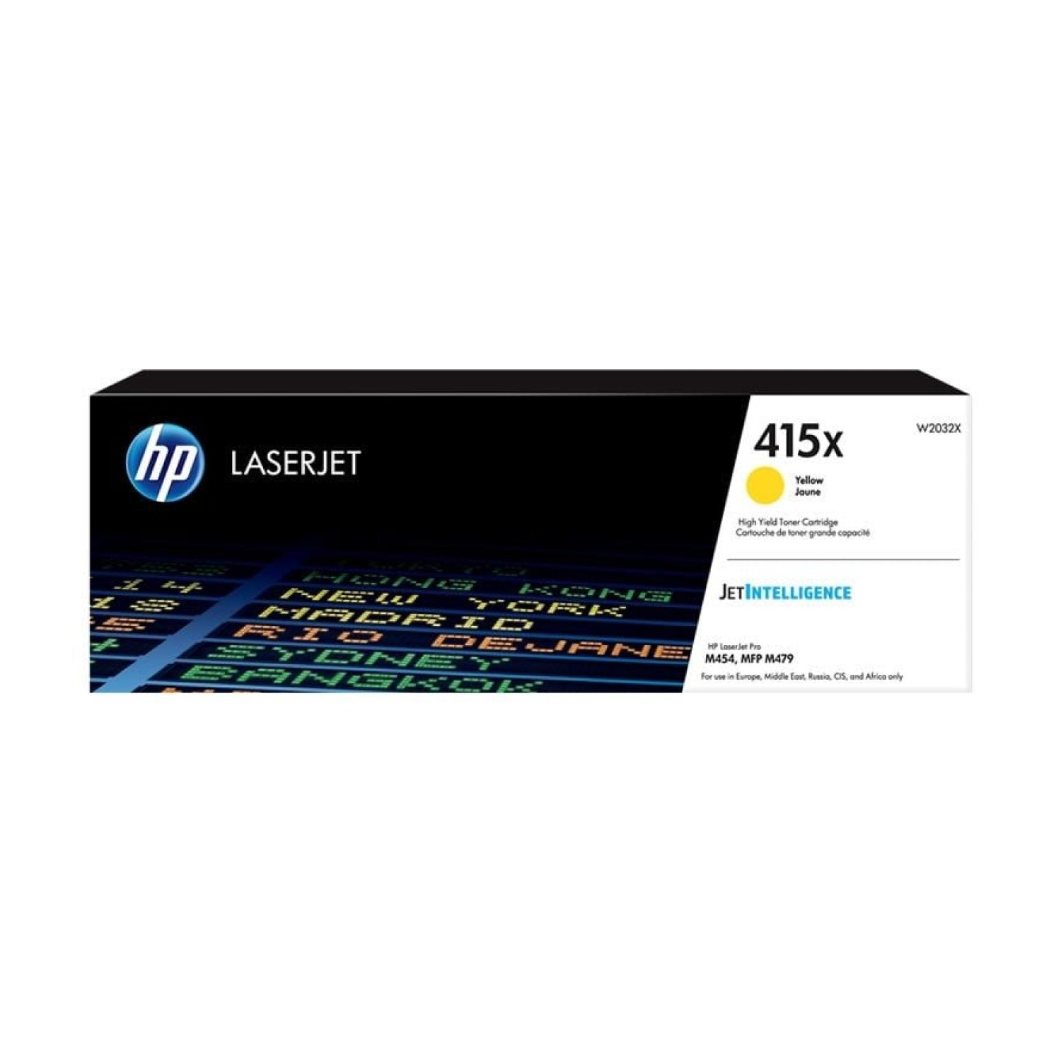 HP Tóner Nº415X XL · Alta Capacidad · Amarillo