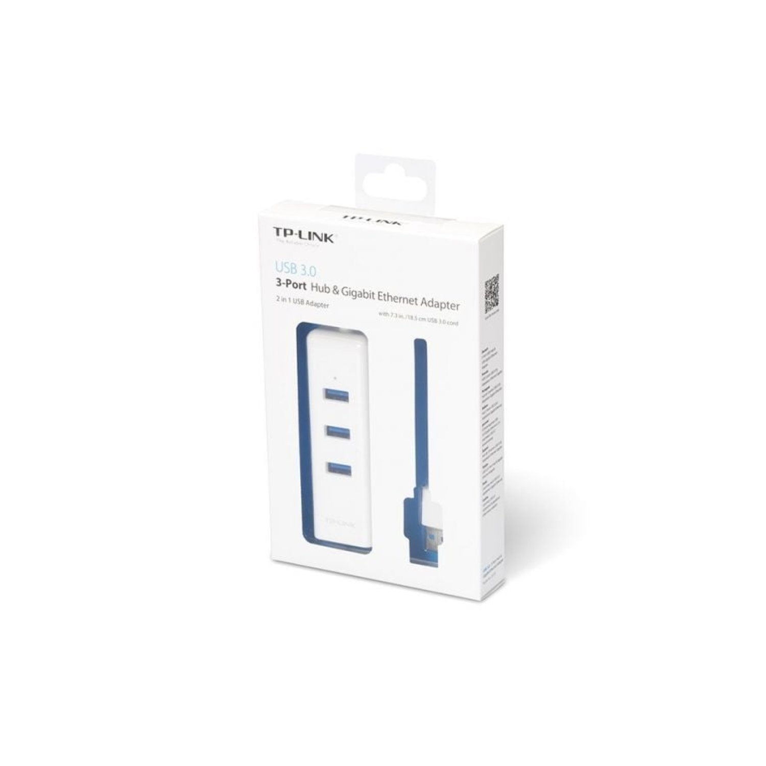TP-Link UE330 · Hub USB 3.0 · 3 Puertos USB · 1 RJ45 · Blanco