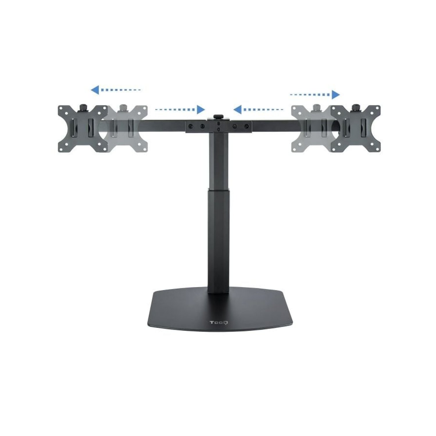 TooQ DB1727TN · Soporte Doble Monitor · Giratorio e Inclinable · Hasta 6kg