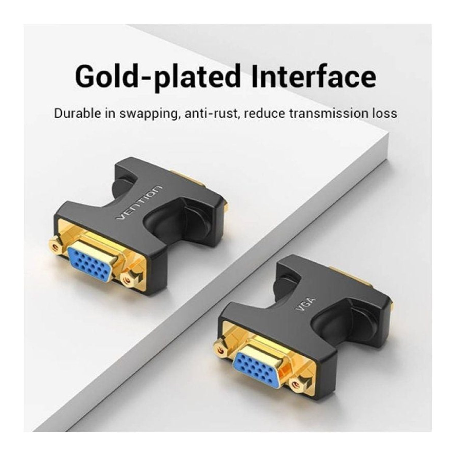 Vention · Adaptador VGA Hembra a Hembra · Conectividad de Video