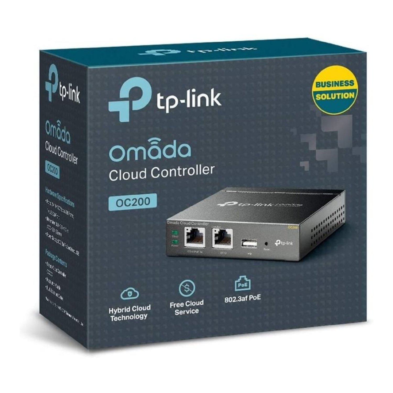 TP-Link Omada OC200 · Controlador · 2 Puertos RJ-45 10/100 · PoE