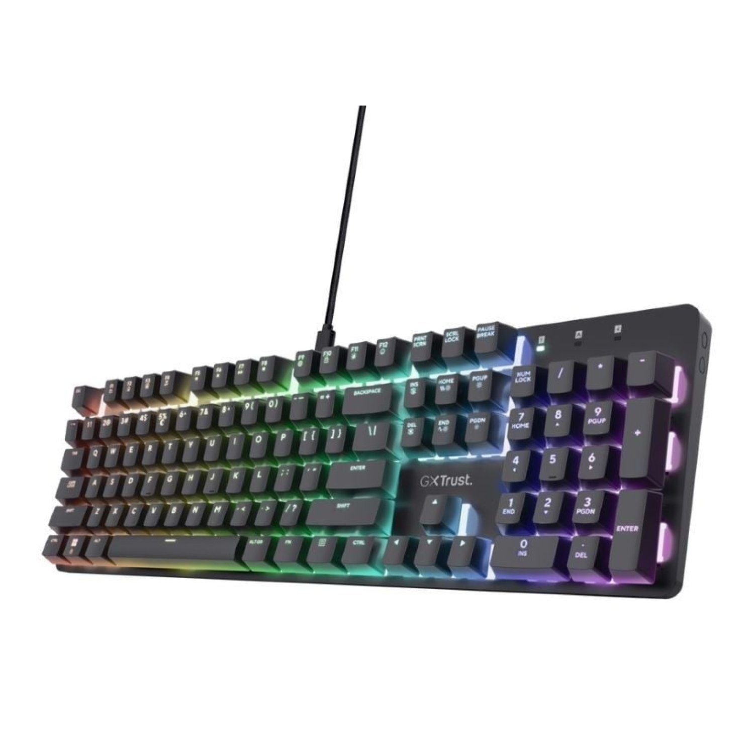 Trust Gaming GXT 871 · Teclado Gaming Mecánico · Switches Mecánicos · RGB