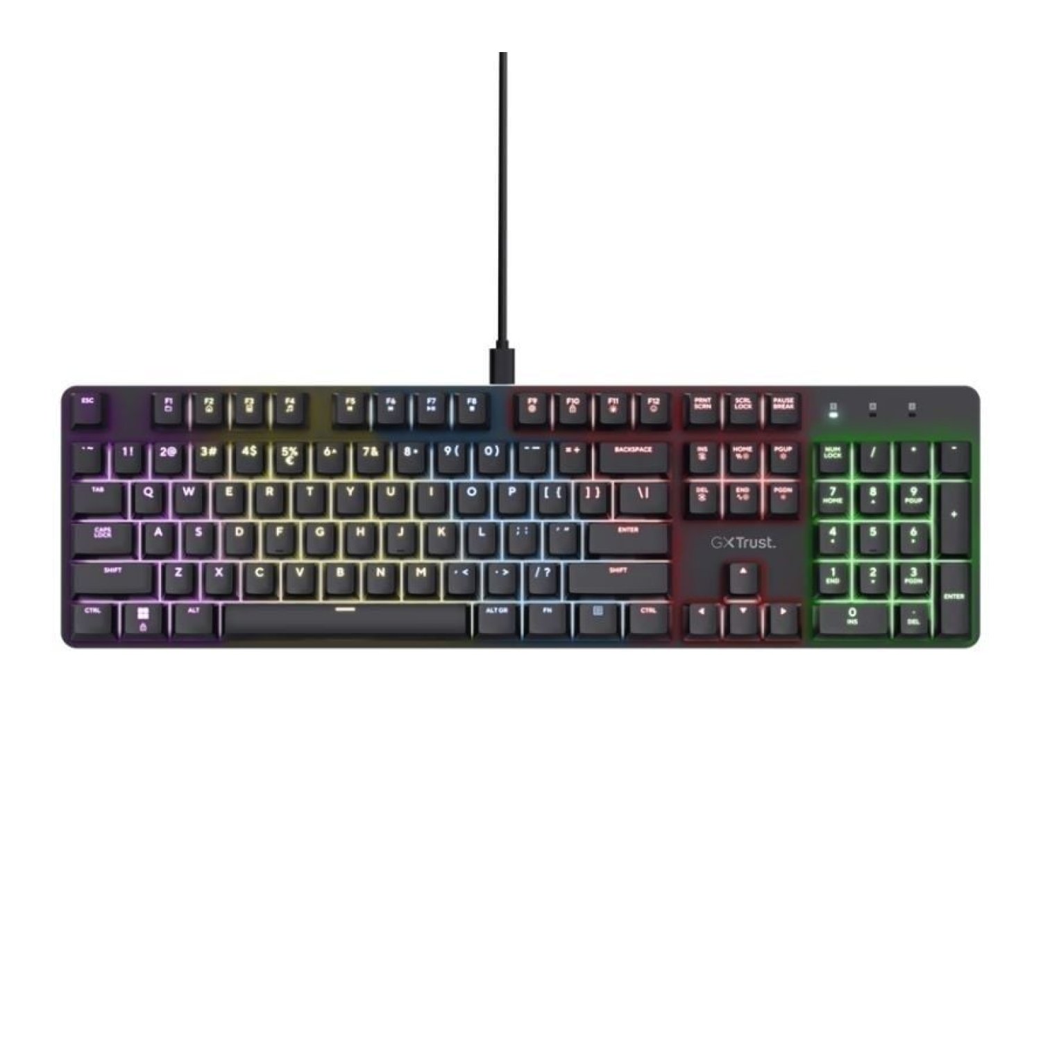 Trust Gaming GXT 871 · Teclado Gaming Mecánico · Switches Mecánicos · RGB
