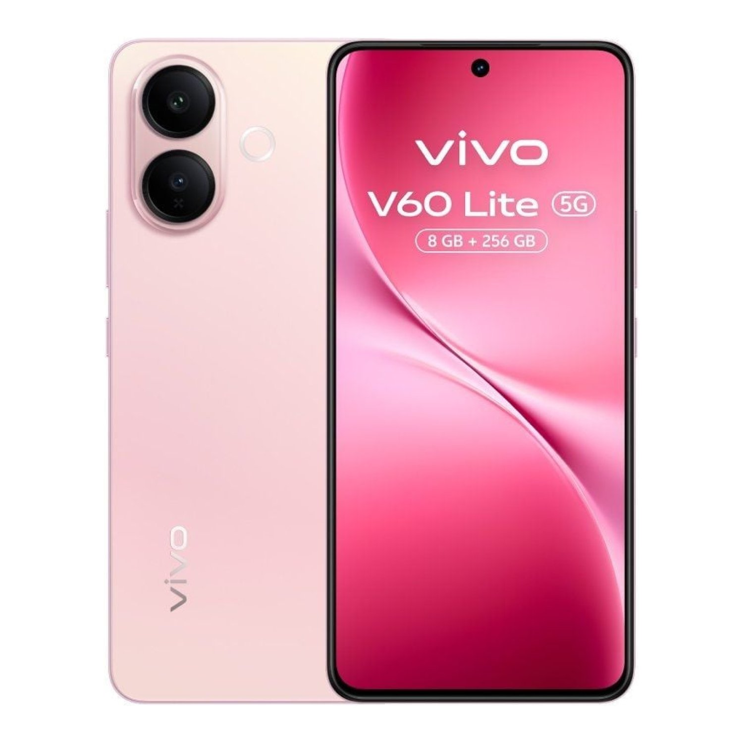 Vivo V60 Lite · 6,77" · 8GB RAM · 256GB · 5G · Rosa · Cargador 90W + Buds