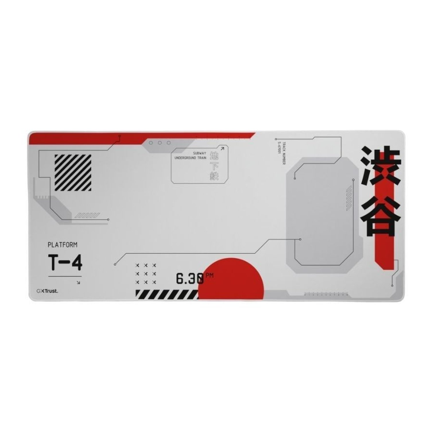 Trust Gaming GXT 759 · Alfombrilla XXL · 900x400mm · Blanca