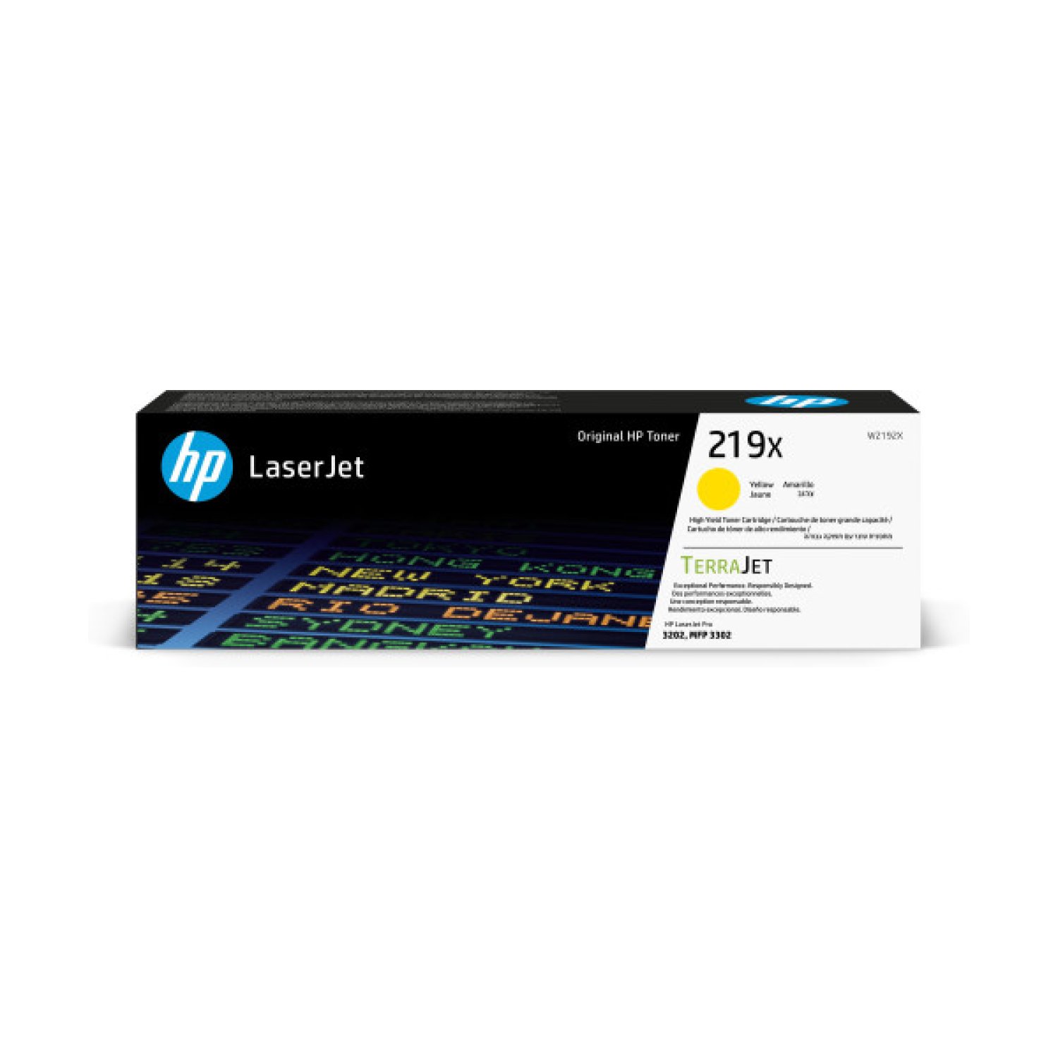 HP Tóner nº219X XL · Alta Capacidad · Amarillo