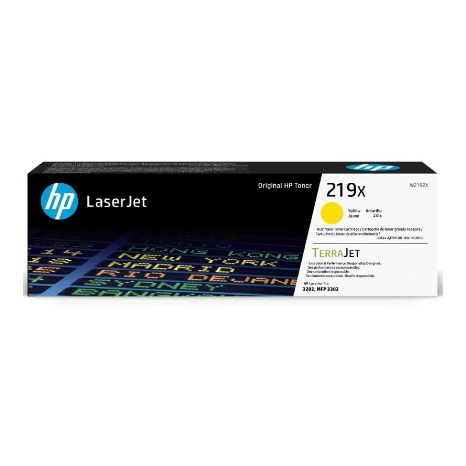 HP Tóner nº219X XL · Alta Capacidad · Amarillo