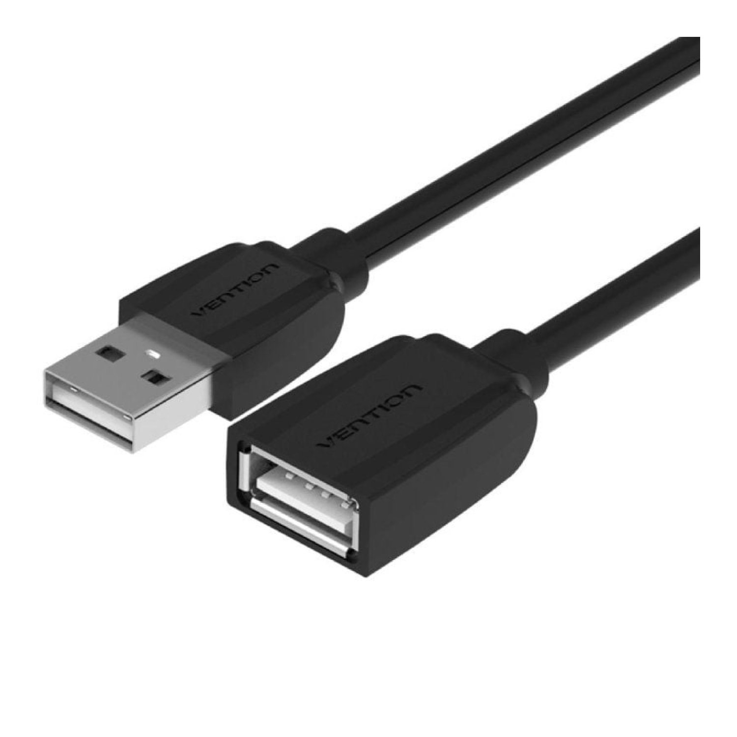 Vention Cable Alargador USB 2.0 · USB Macho-Hembra · 1,5m · Negro