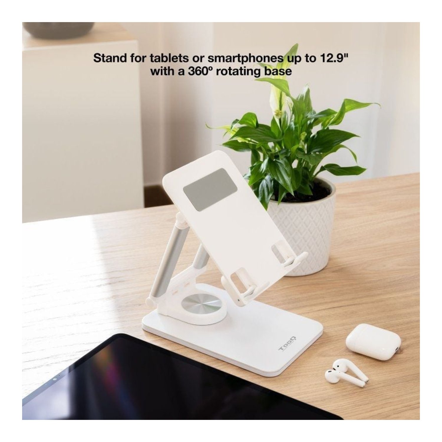 TooQ PH-HERMES-LUNA · Soporte Smartphone/Tablet · Blanco