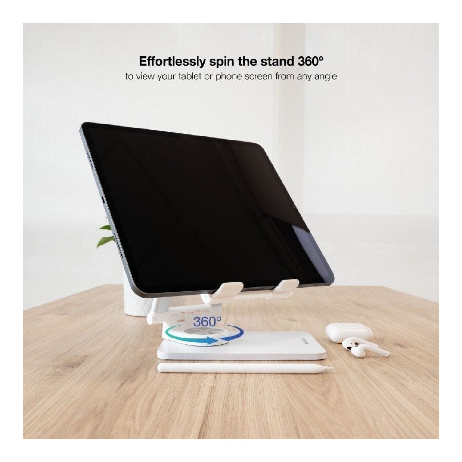 TooQ PH-HERMES-LUNA · Soporte Smartphone/Tablet · Blanco