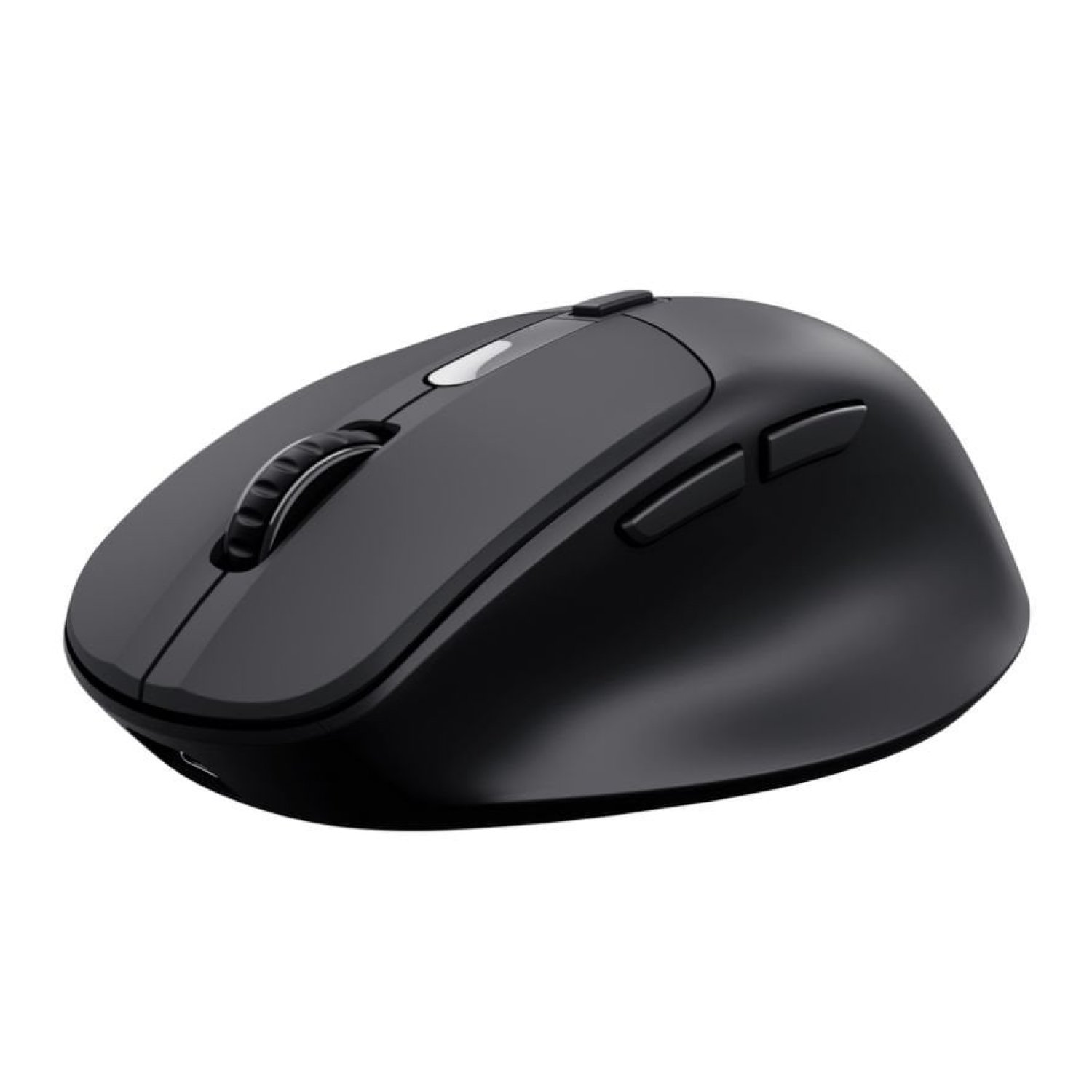 Trust Zevo · Ratón Ergonómico Inalámbrico · 4000 DPI · Batería Recargable · Negro