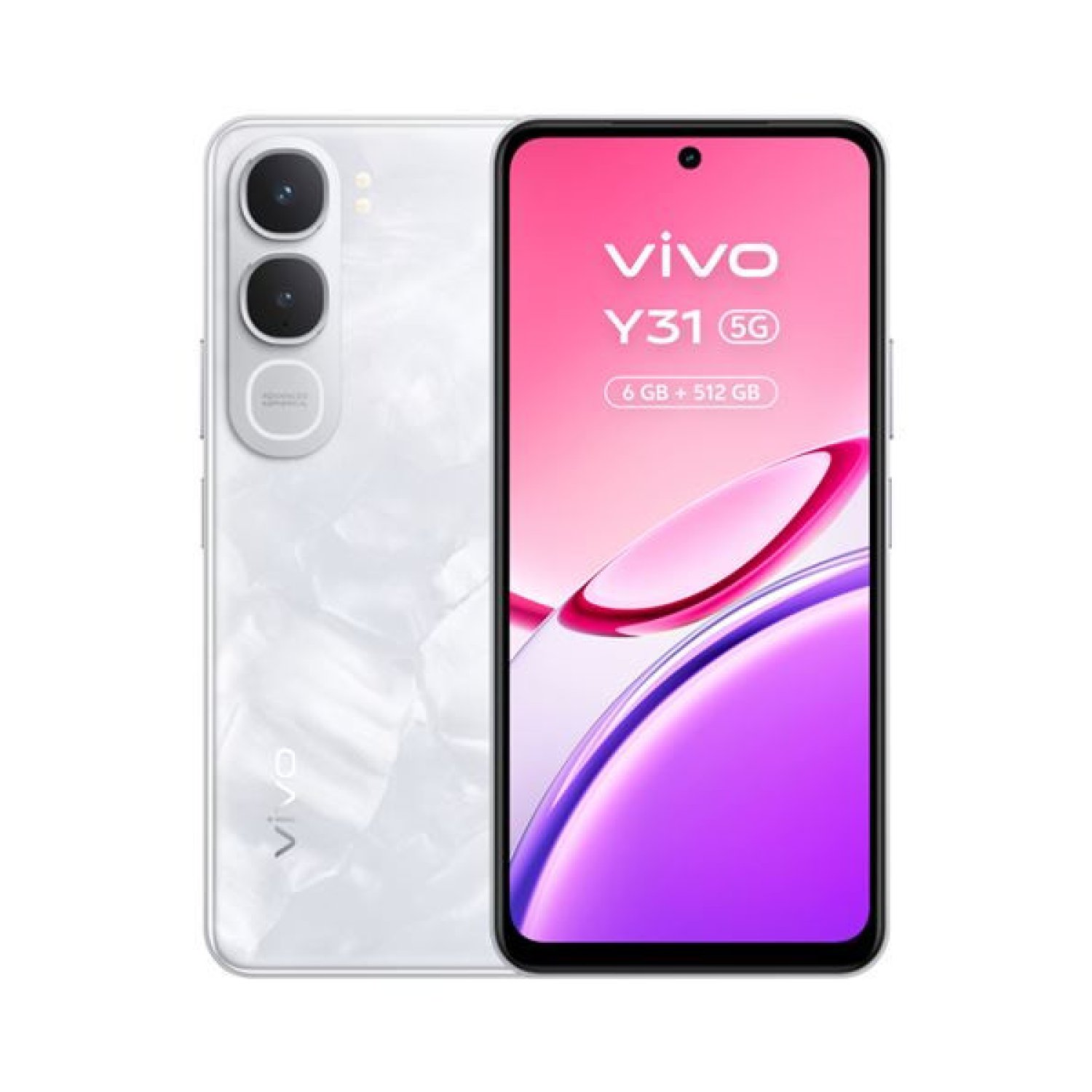 Vivo Y31 · 6,72" · 6GB RAM · 256GB · 5G · Blanco