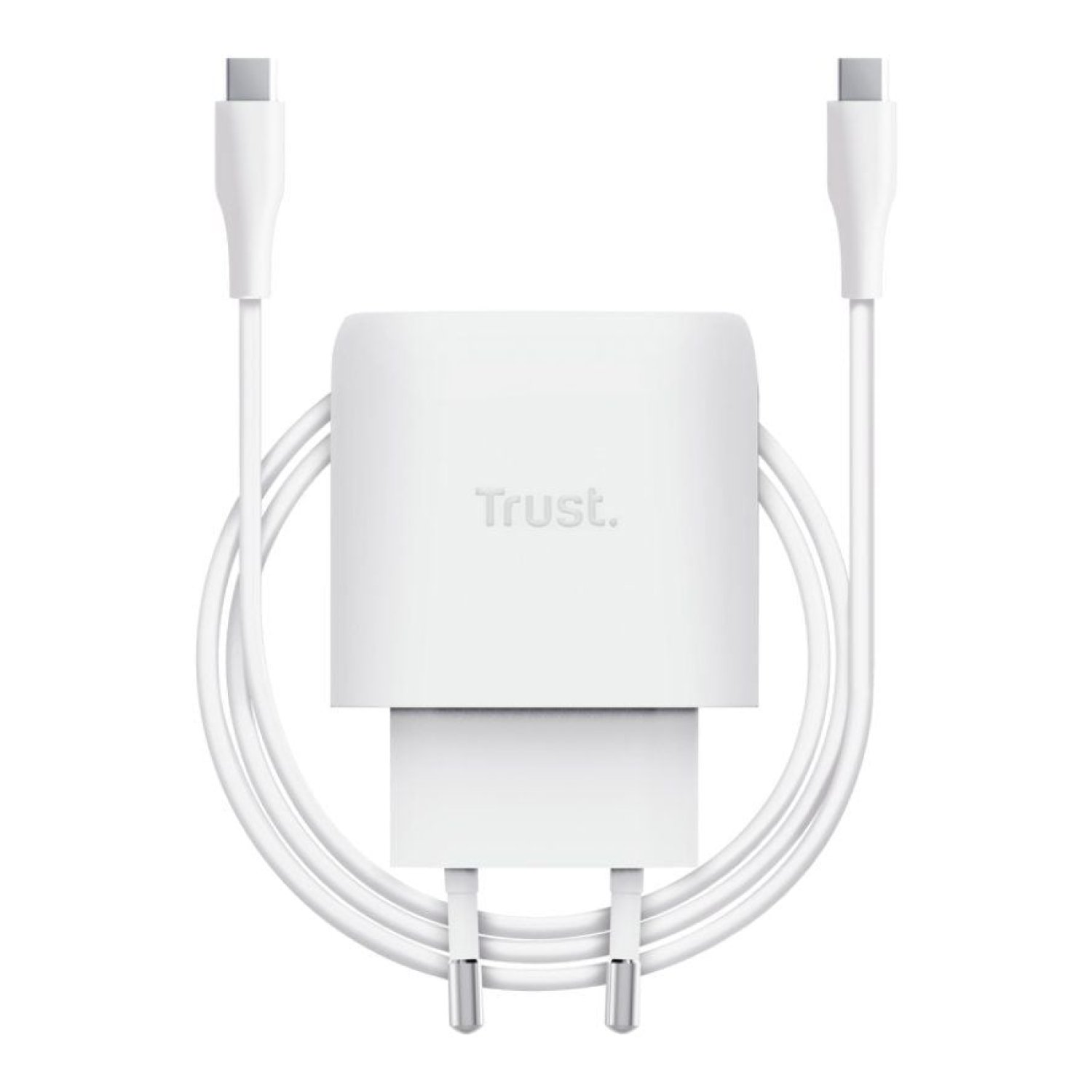 Trust Maxo · Cargador GaN 45W · USB-C · Con Cable USB-C