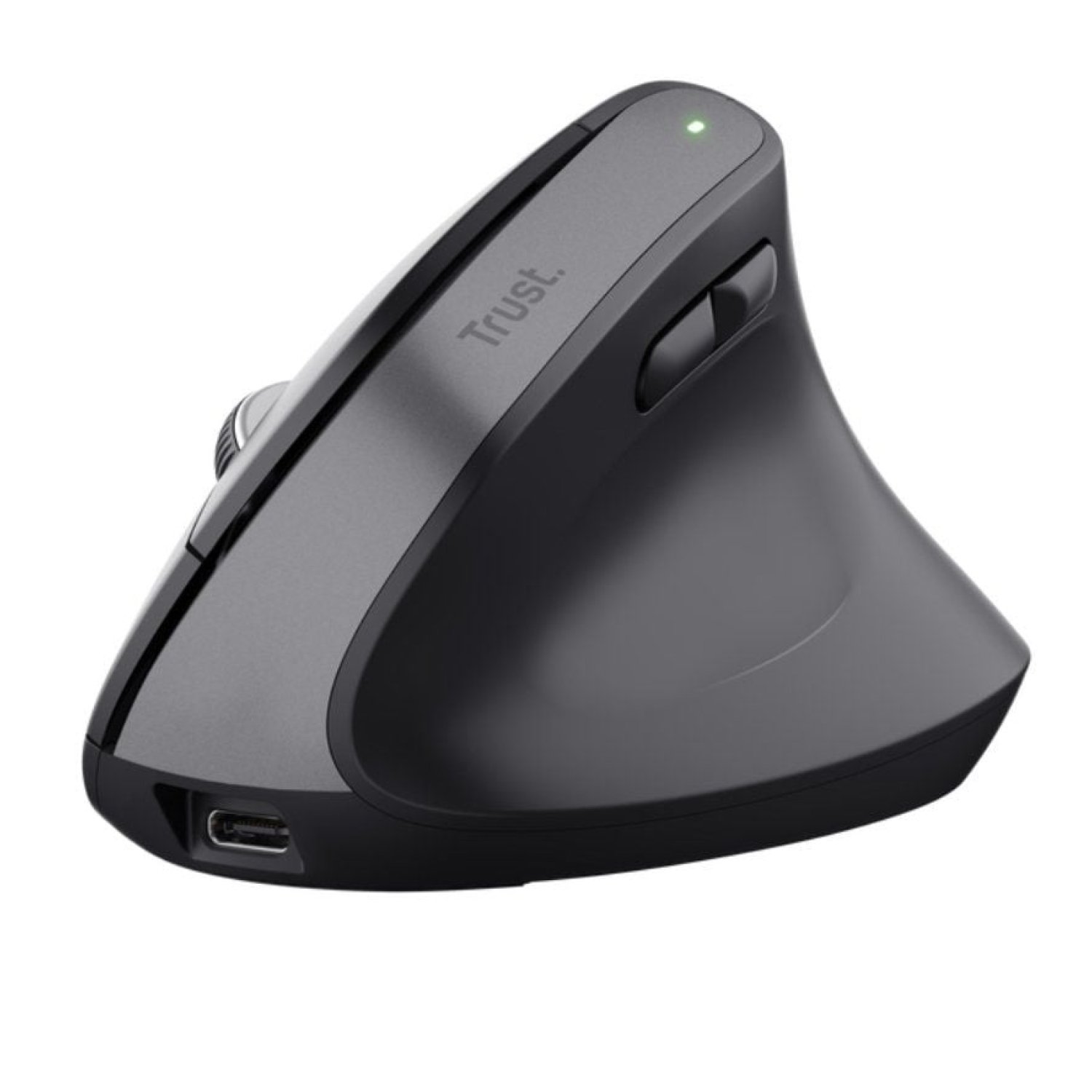 Trust Bayo+ · Ratón Vertical Inalámbrico · 2400 DPI · Batería Recargable