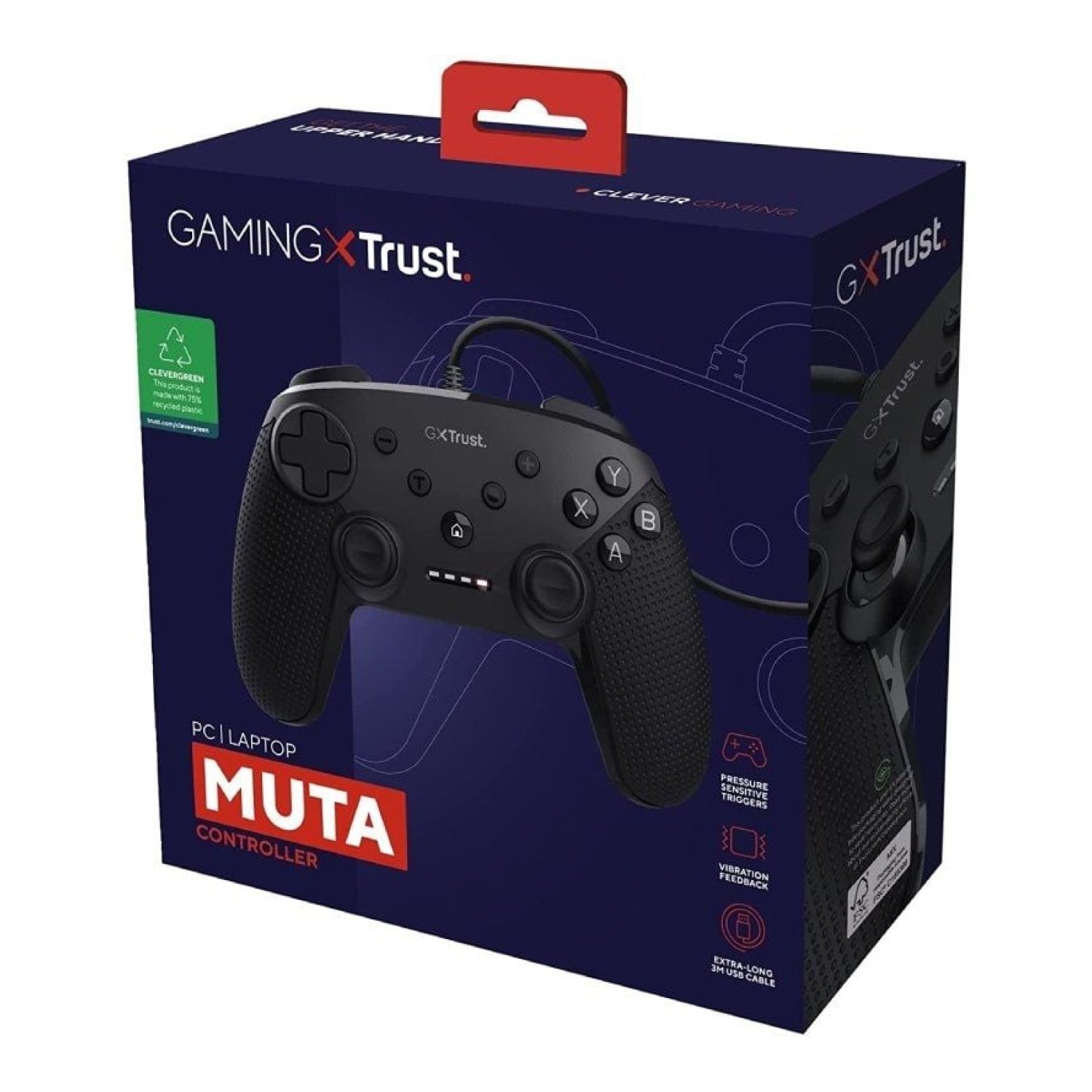 Trust Gaming GXT 541 Muta · Gamepad · Conexión Inalámbrica · Vibración