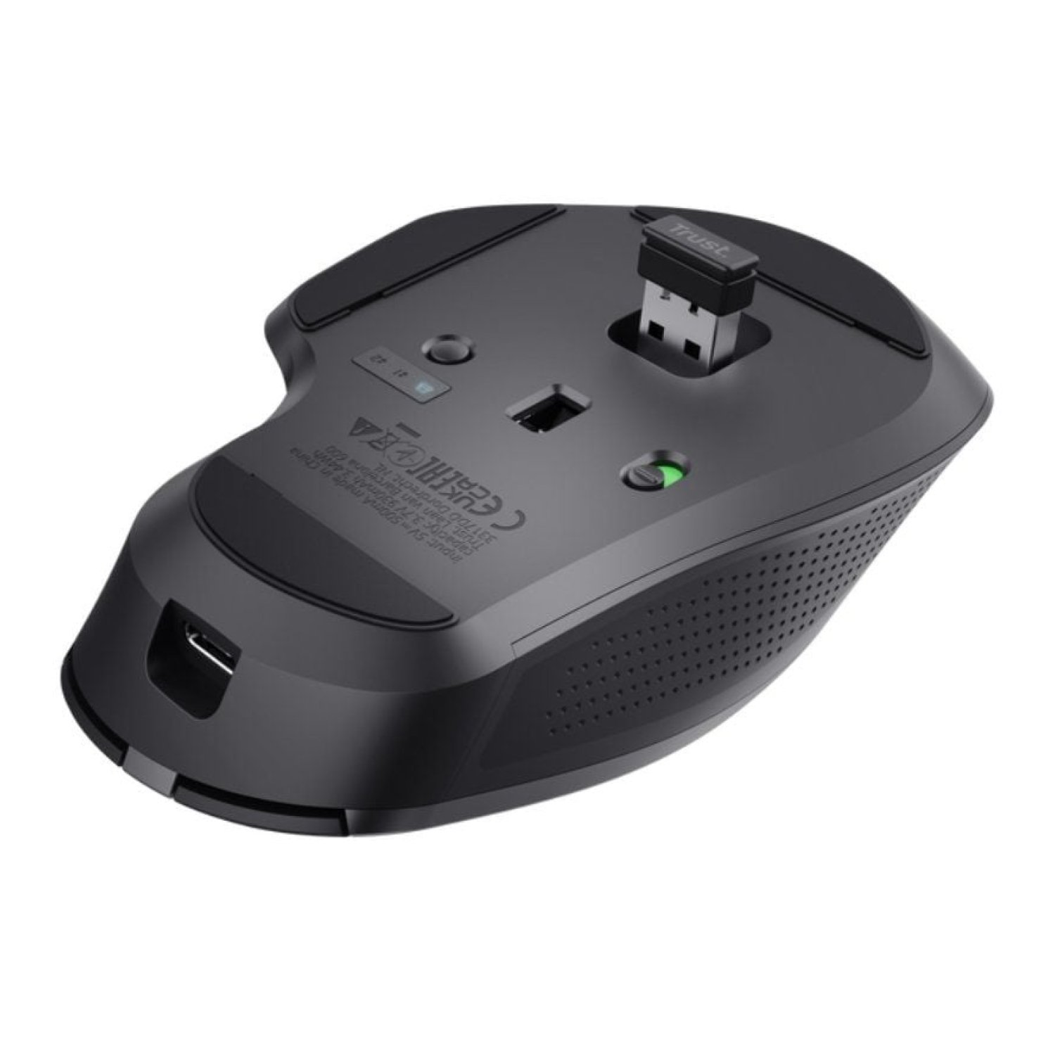 Trust Ozaa+ · Ratón Inalámbrico · 3200 DPI · Batería Recargable