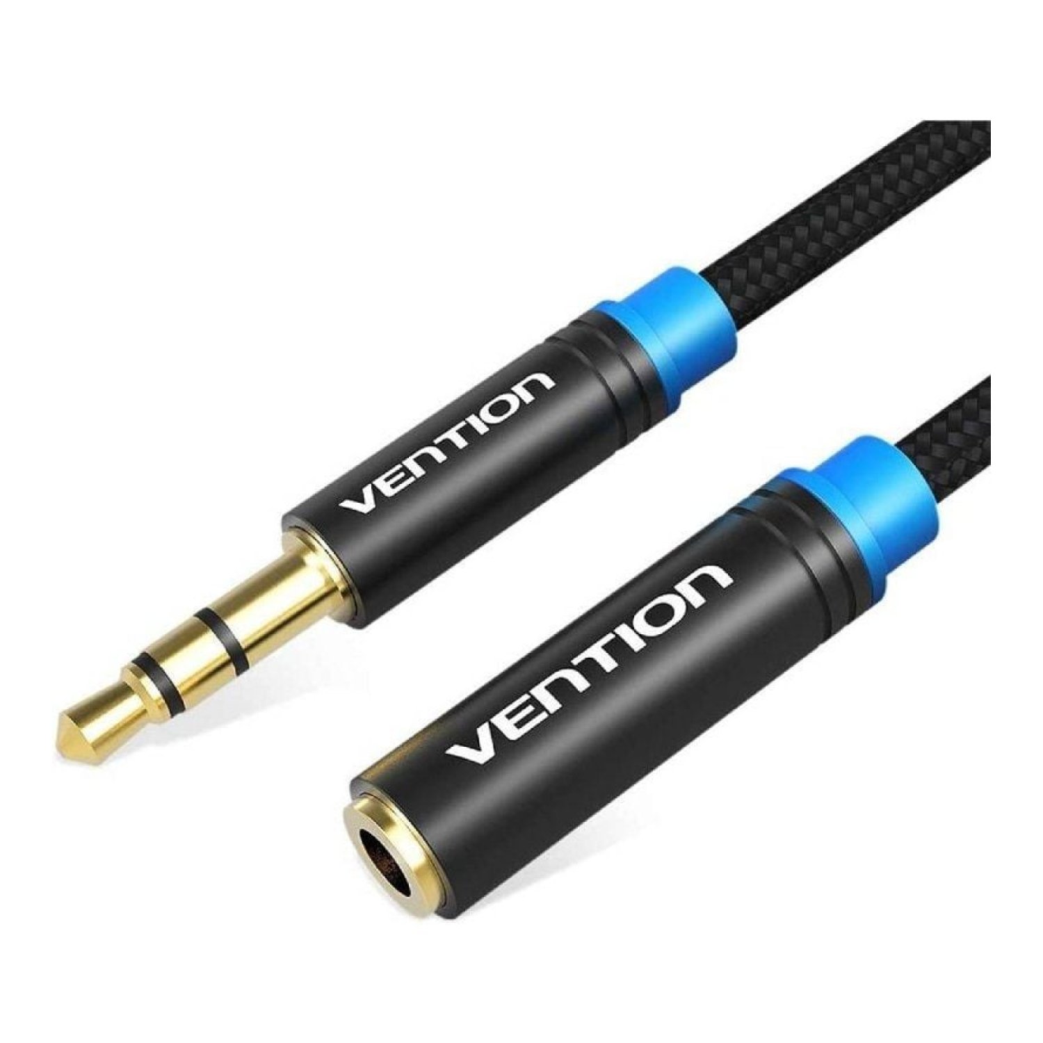 Vention Cable Estéreo · Jack 3.5mm · 1,5m · Negro