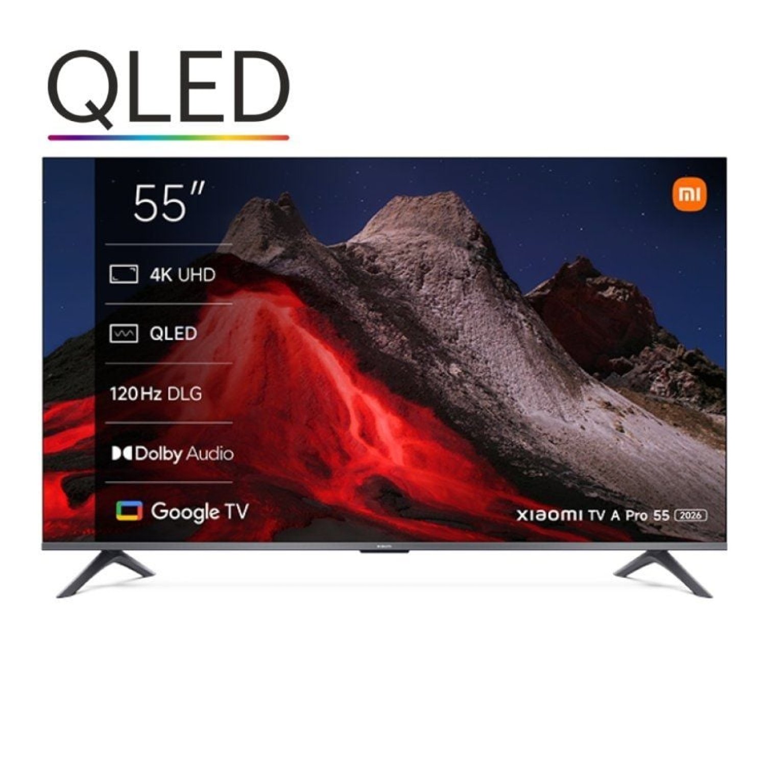 Xiaomi QLED TV A Pro 55" · 4K Ultra HD · Smart TV · WiFi