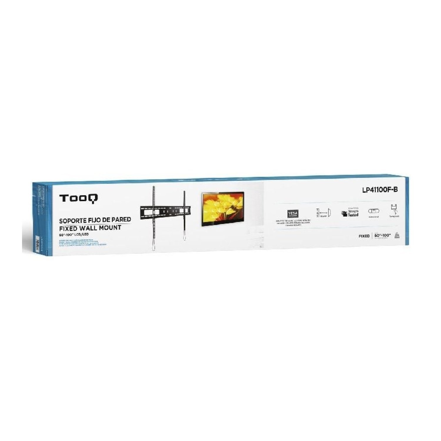 TooQ Soporte Pared Fijo LP41100F · 60-100" · Hasta 75kg