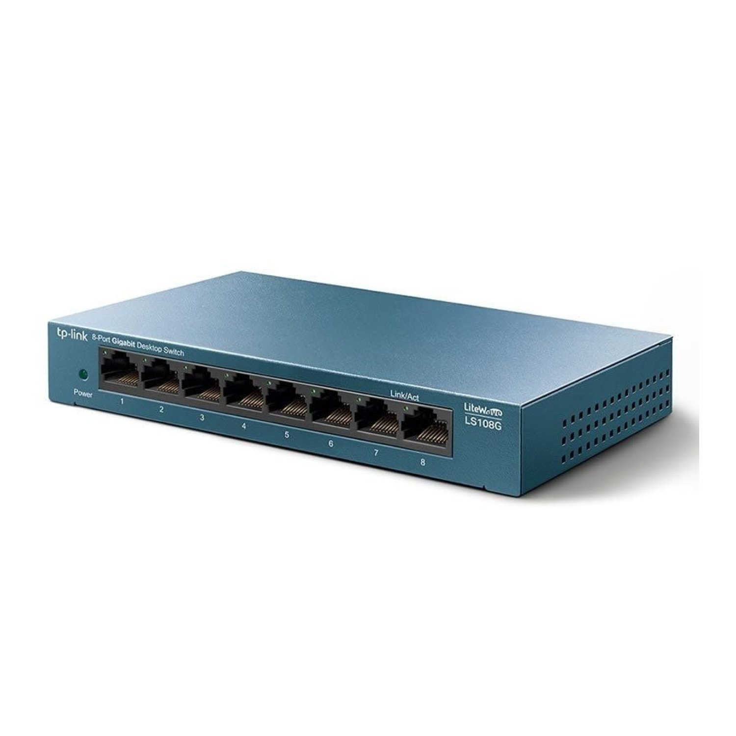 TP-Link LS108G · Switch 8 Puertos · Gigabit 10/100/1000 Mbps · RJ-45