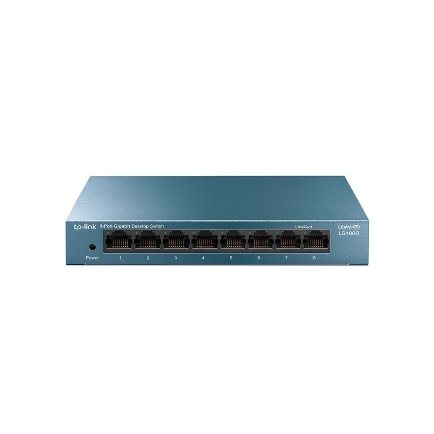 TP-Link LS108G · Switch 8 Puertos · Gigabit 10/100/1000 Mbps · RJ-45